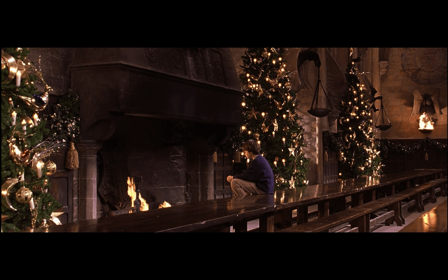 1366x768 Wallpaper Harry Potter Christmas And The Sorcerers HD Wallpaper