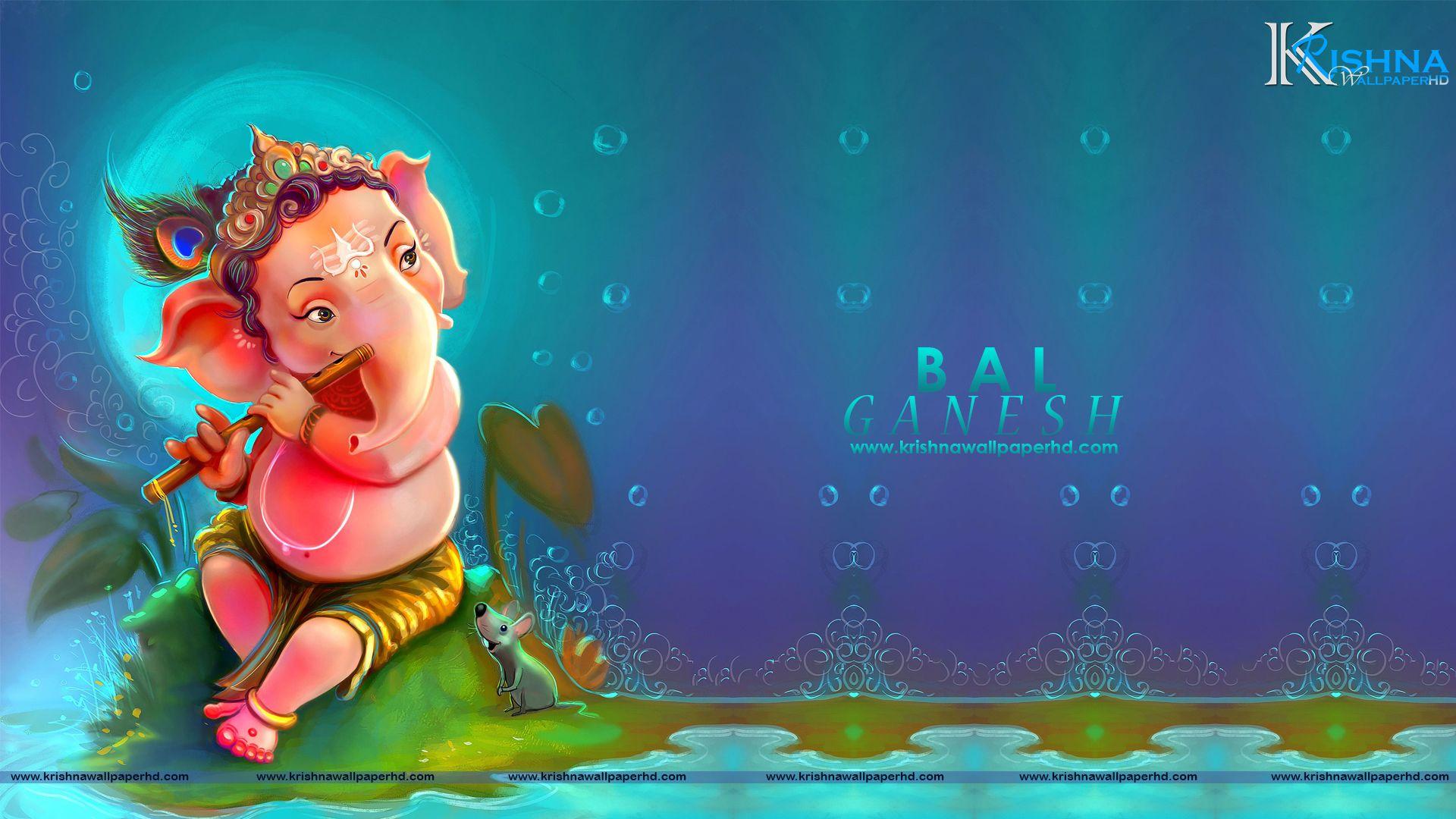 Bal Ganesh Ganesh 4K Wallpaper Download - Ana Part