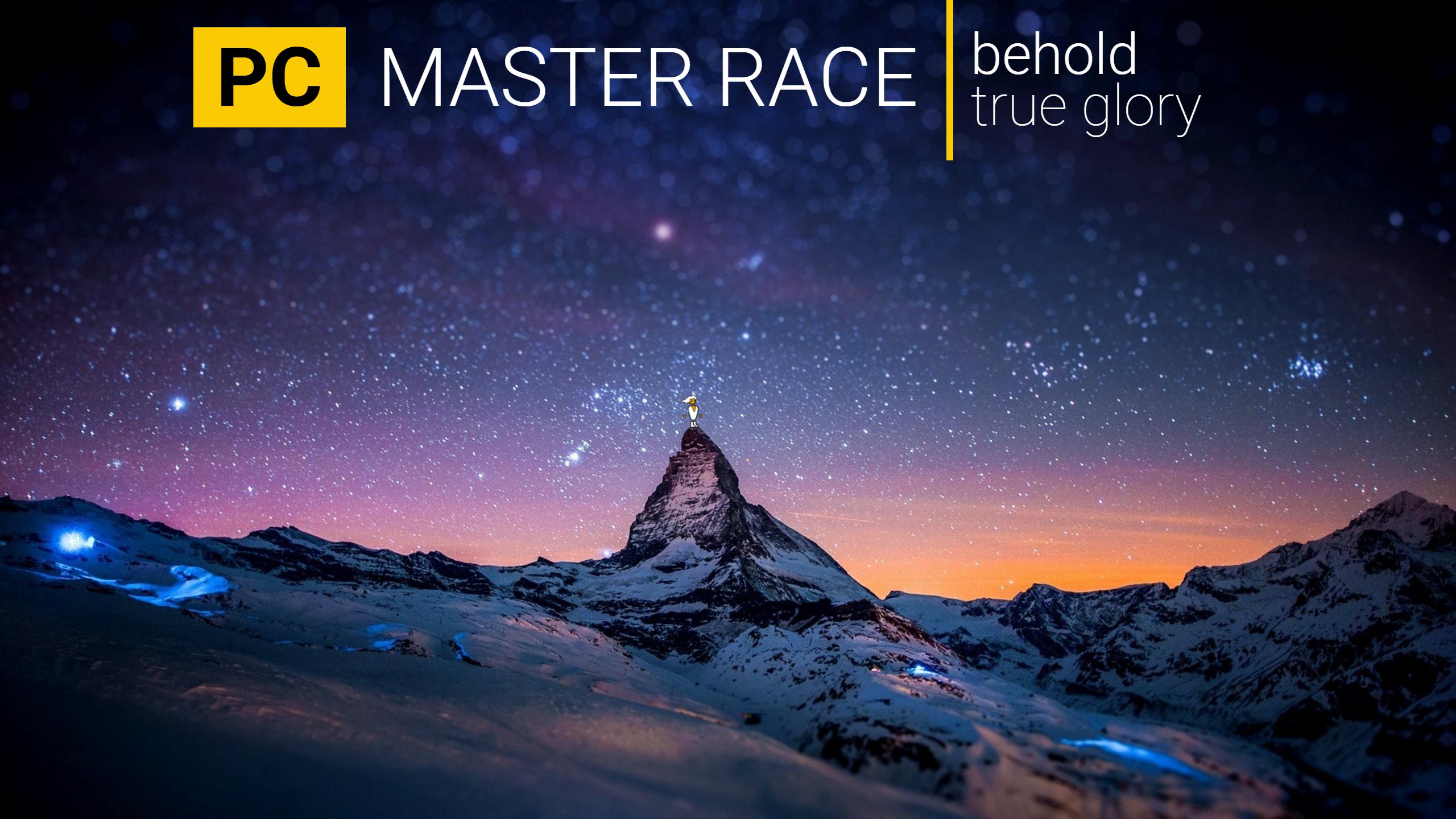 2560x1440 Glorious PC Master Race 1440p Wallpaper