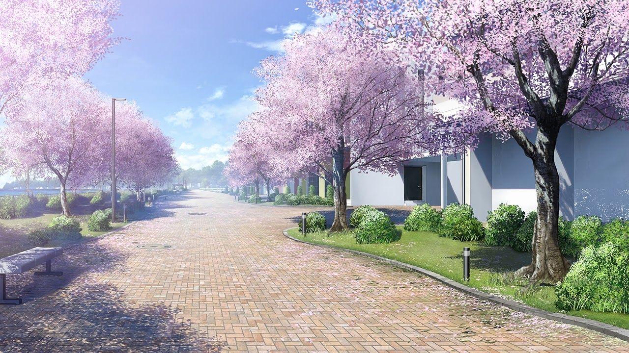 Anime Spring Landscape Wallpapers - Top Free Anime Spring Landscape ...