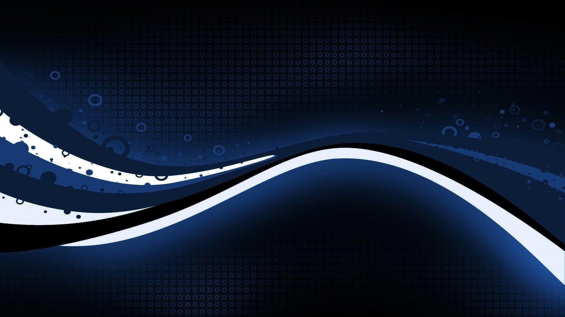 1920x1080 Black Blue Abstract Wallpaper