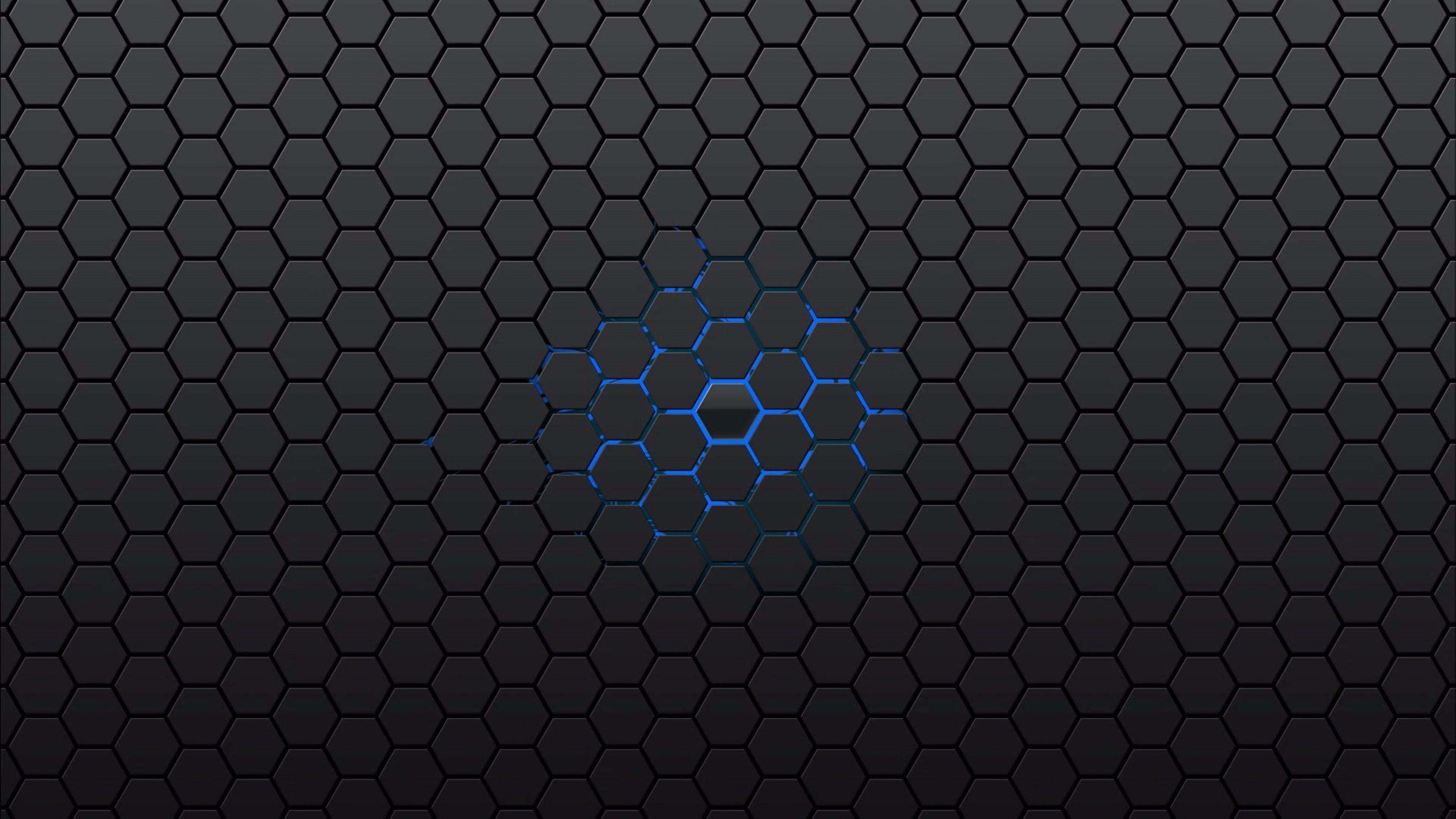 3840x2160 Download image. Hexagon wallpaper, Honeycomb wallpaper, Abstract wallpaper