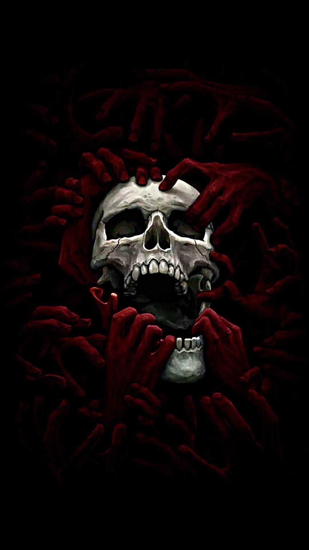 1080x1920 Cool Skull iPhone Wallpaper: Image