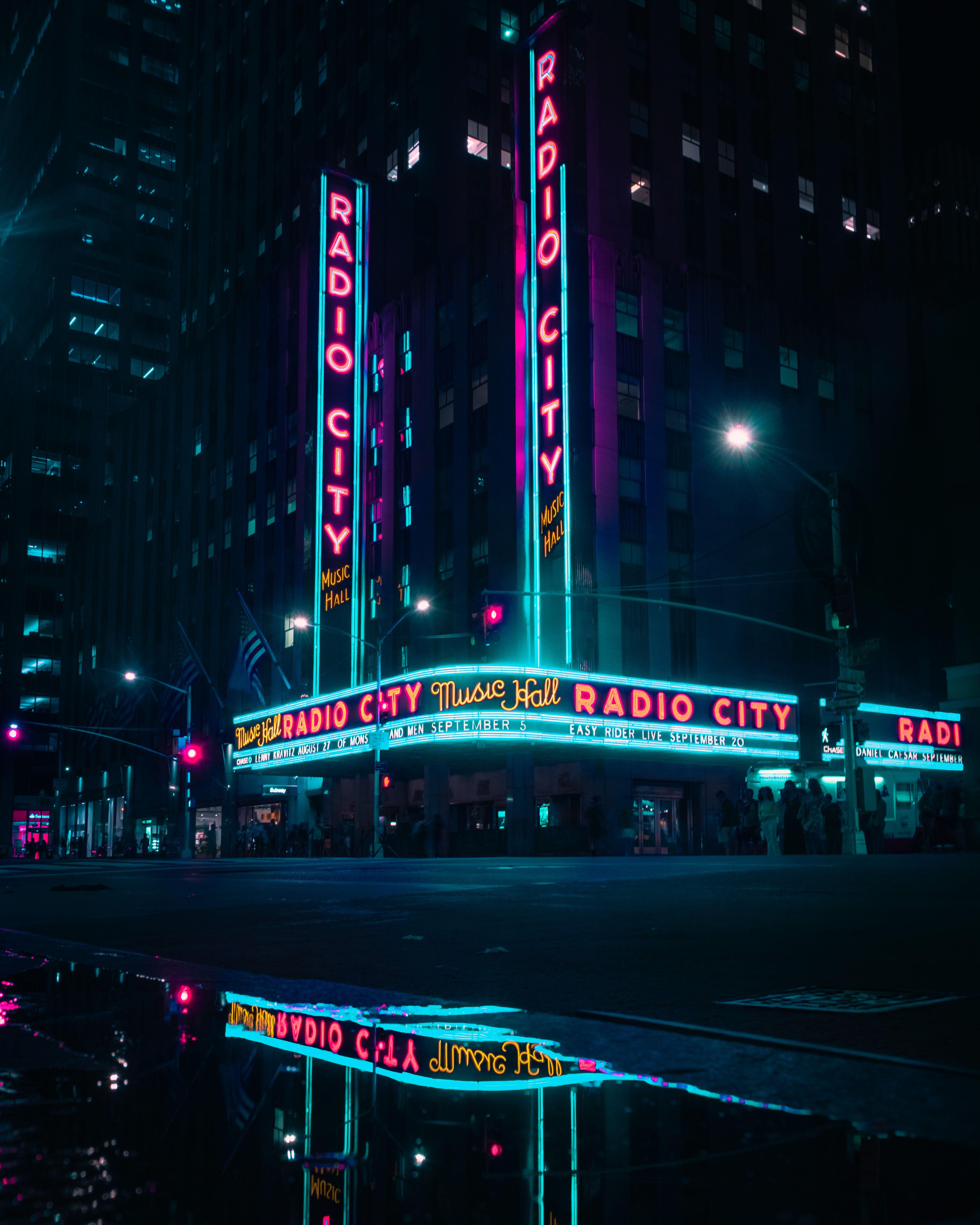 4000x5000 Radio City Music Hall during Night Time · Free