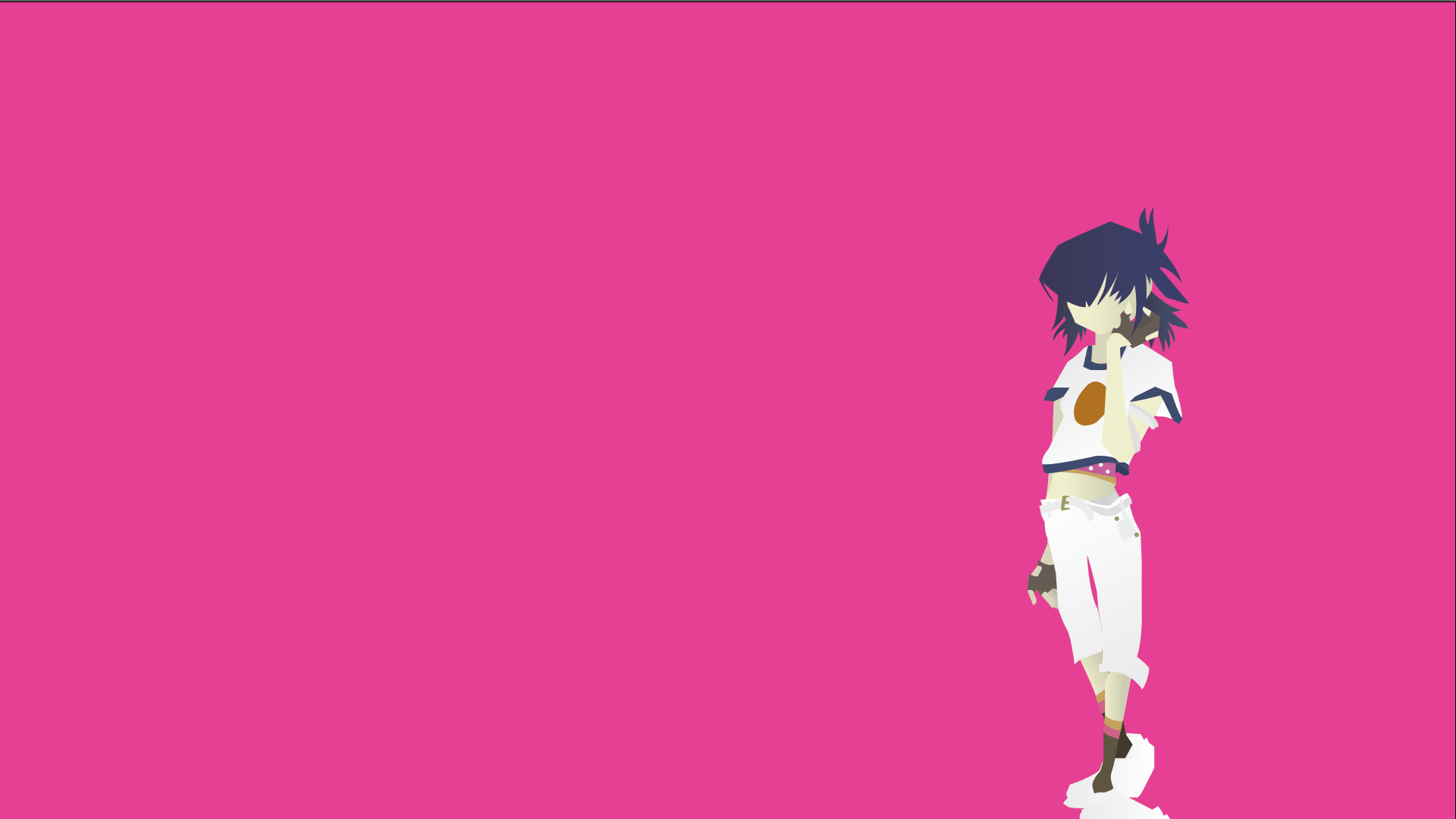 1920x1080 noodle from gorillaz w/ wallpaper