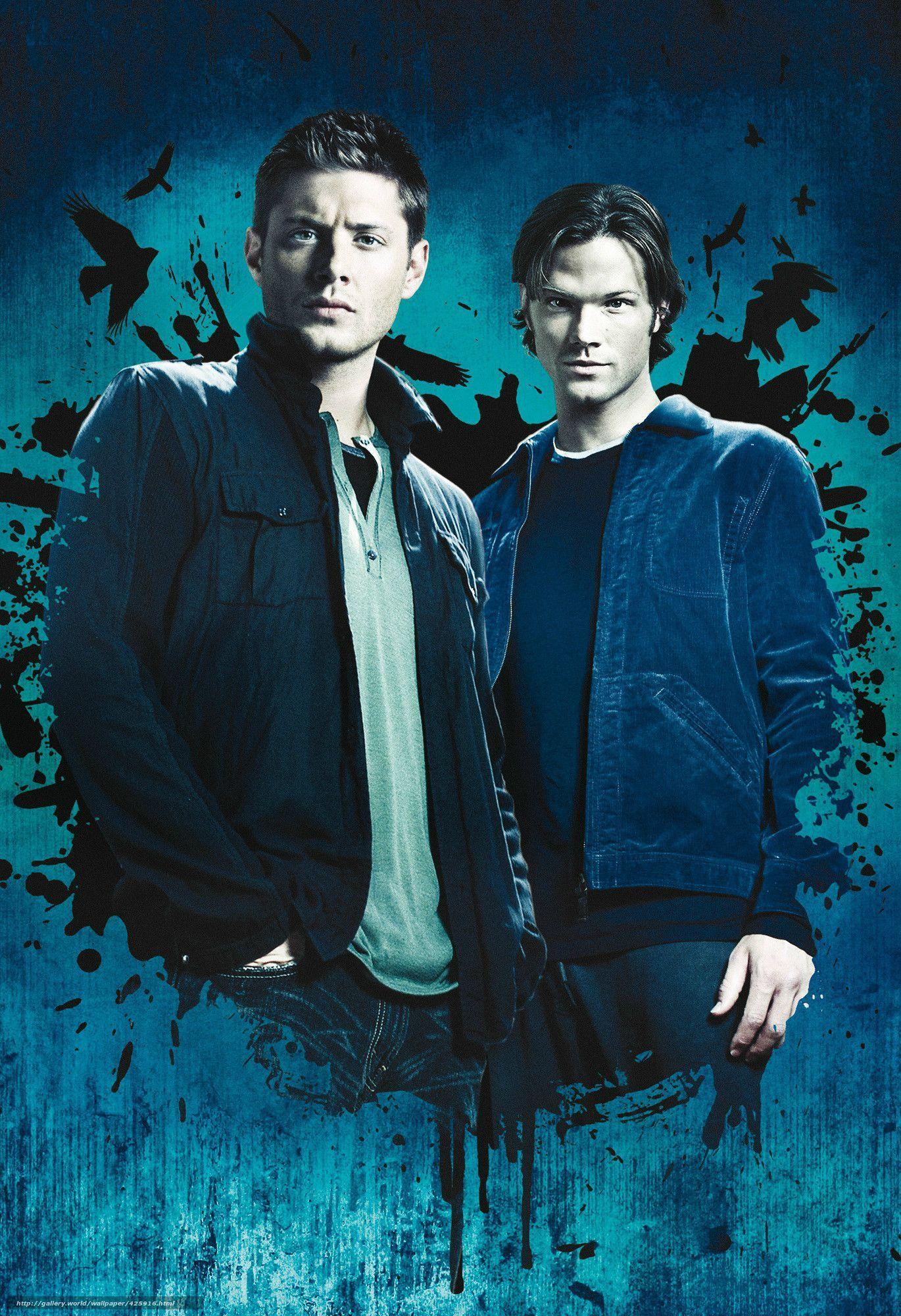 1370x2000 Jared Padalecki And Jensen Ackles Wallpaper