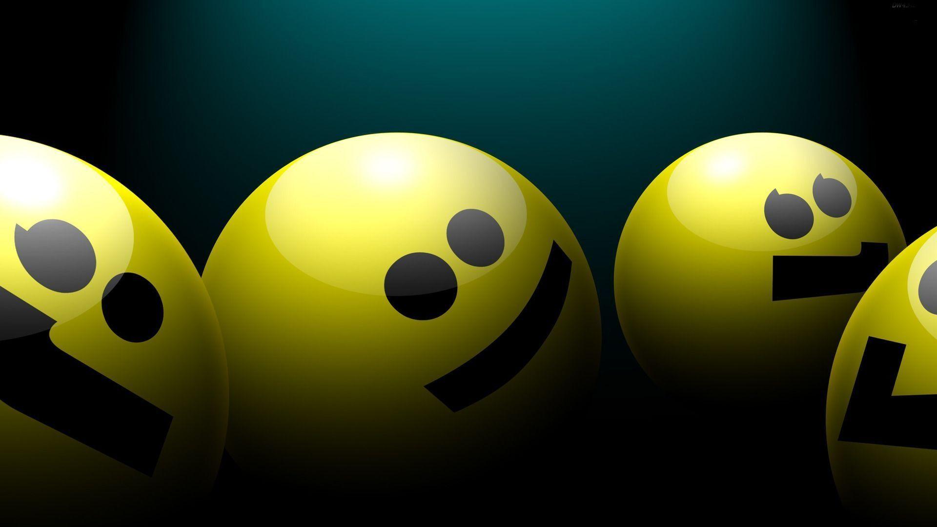1920x1080 3D Smiley Background Wallpaper 22765
