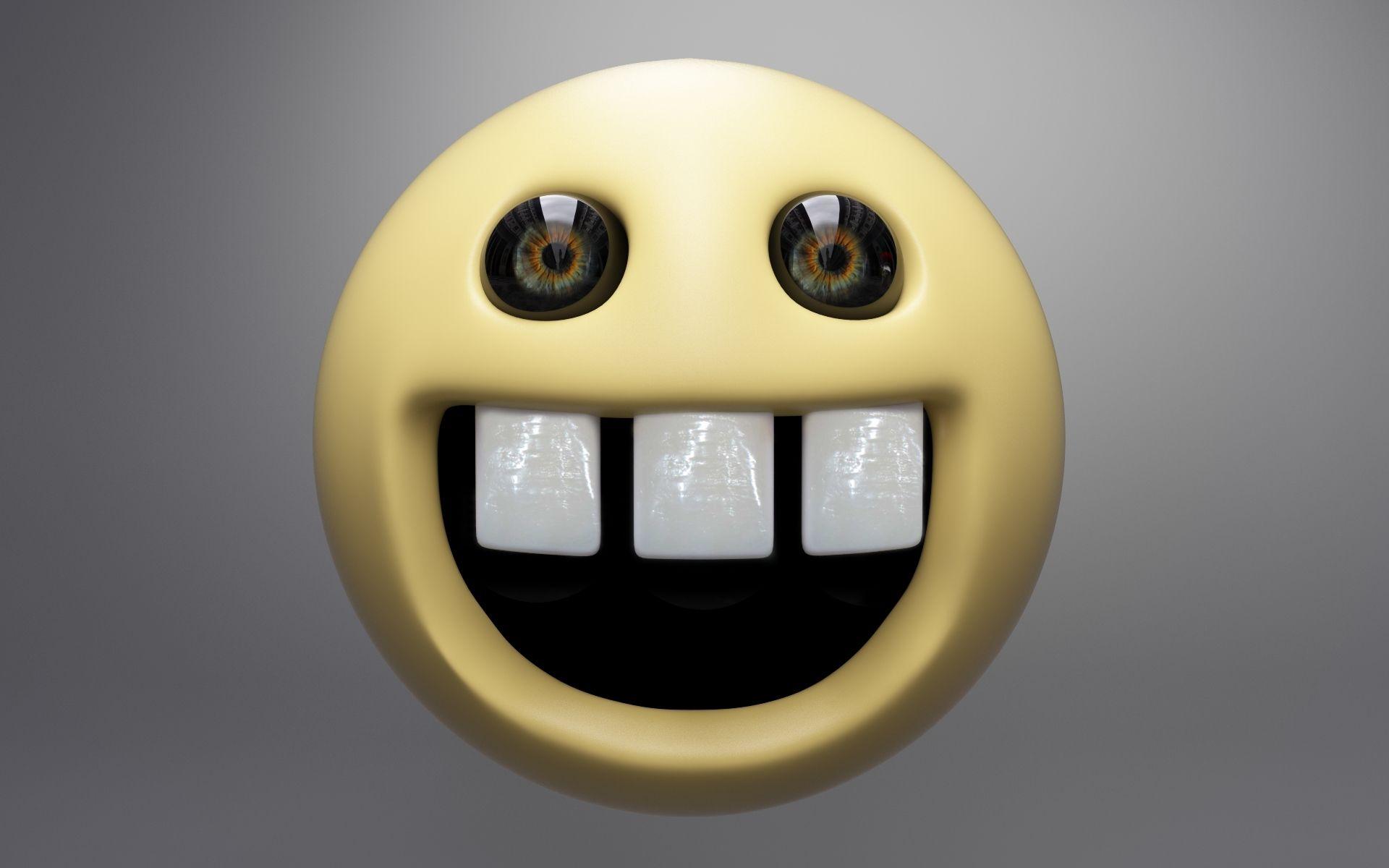 1920x1200 smiley face, smiling, 3D Wallpaper /