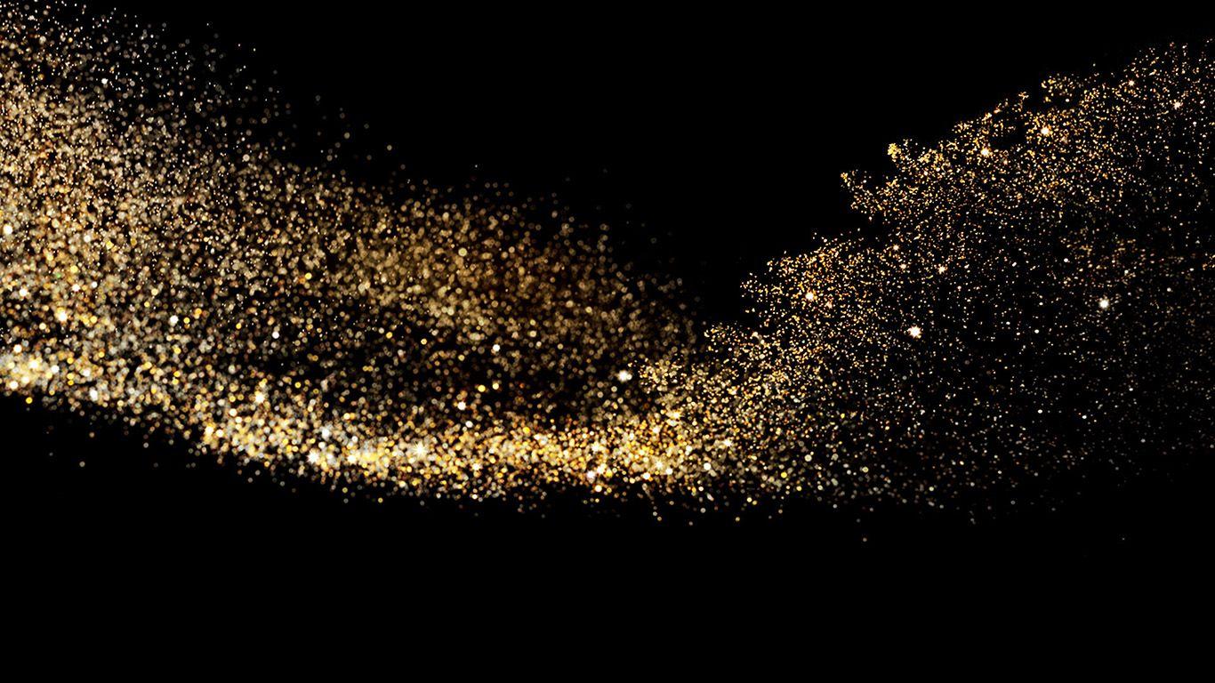 1366x768 wallpaper for desktop, laptop. gold sparkle beauty dark pattern