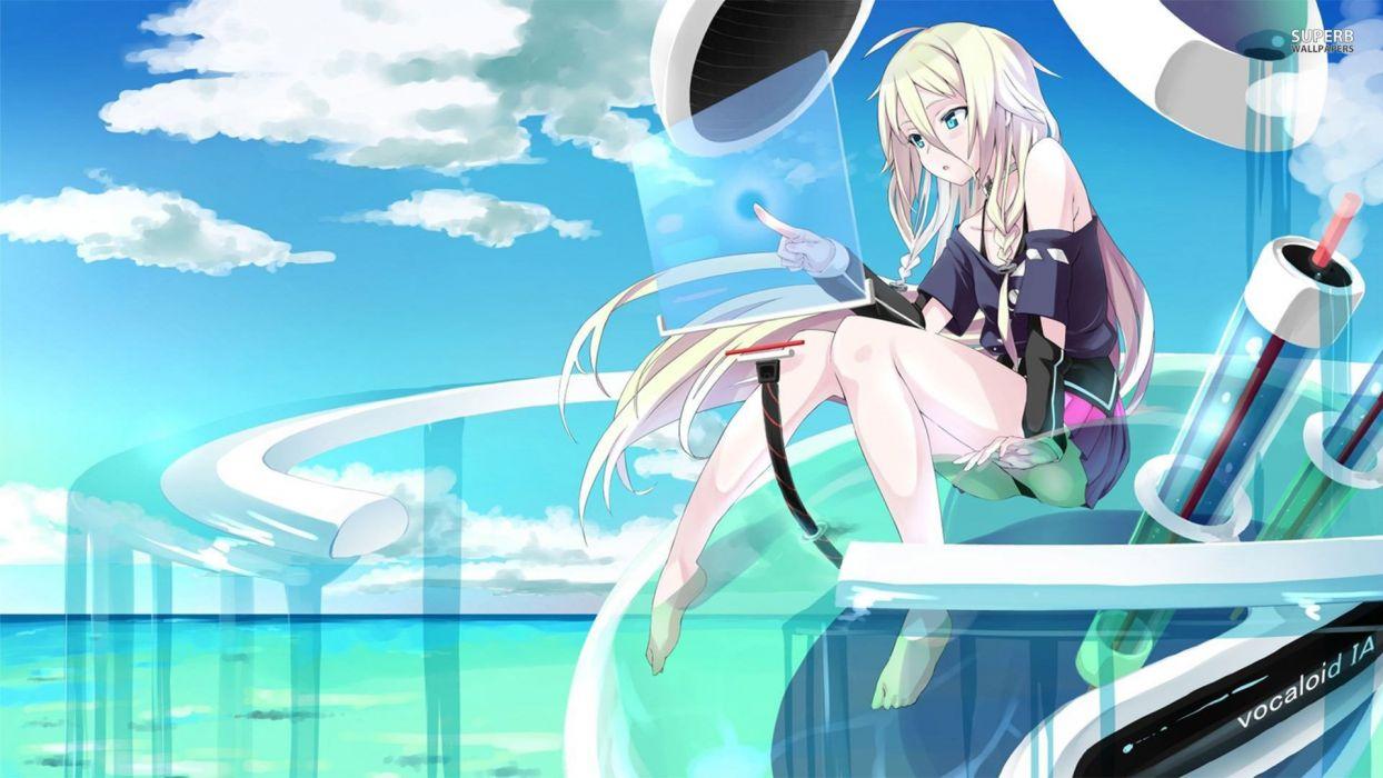anime Vocaloid IA Vocaloid Pigeons Clouds HD Wallpapers  Desktop and  Mobile Images  Photos