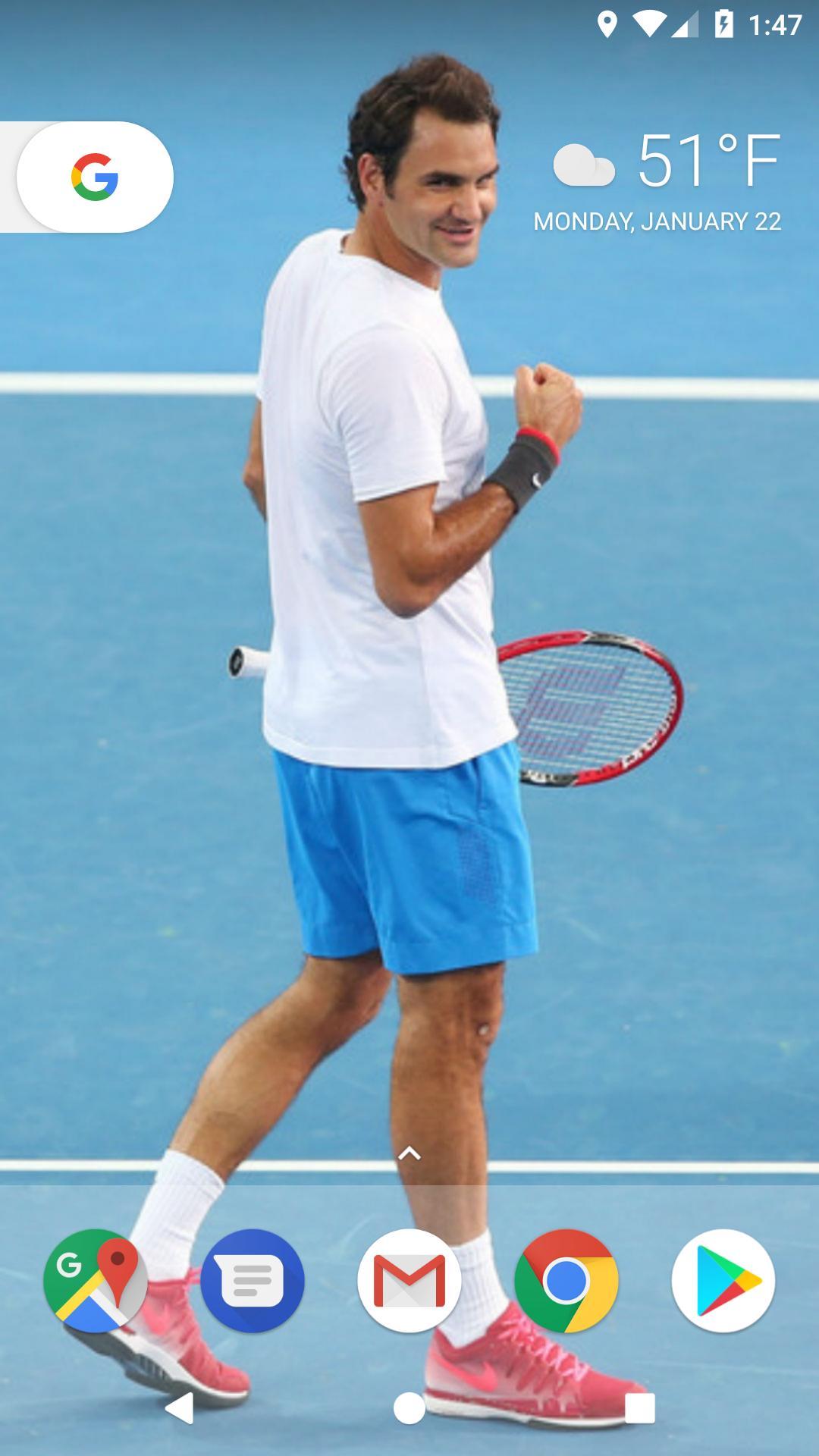 1080x1920 Roger Federer Wallpaper for Android