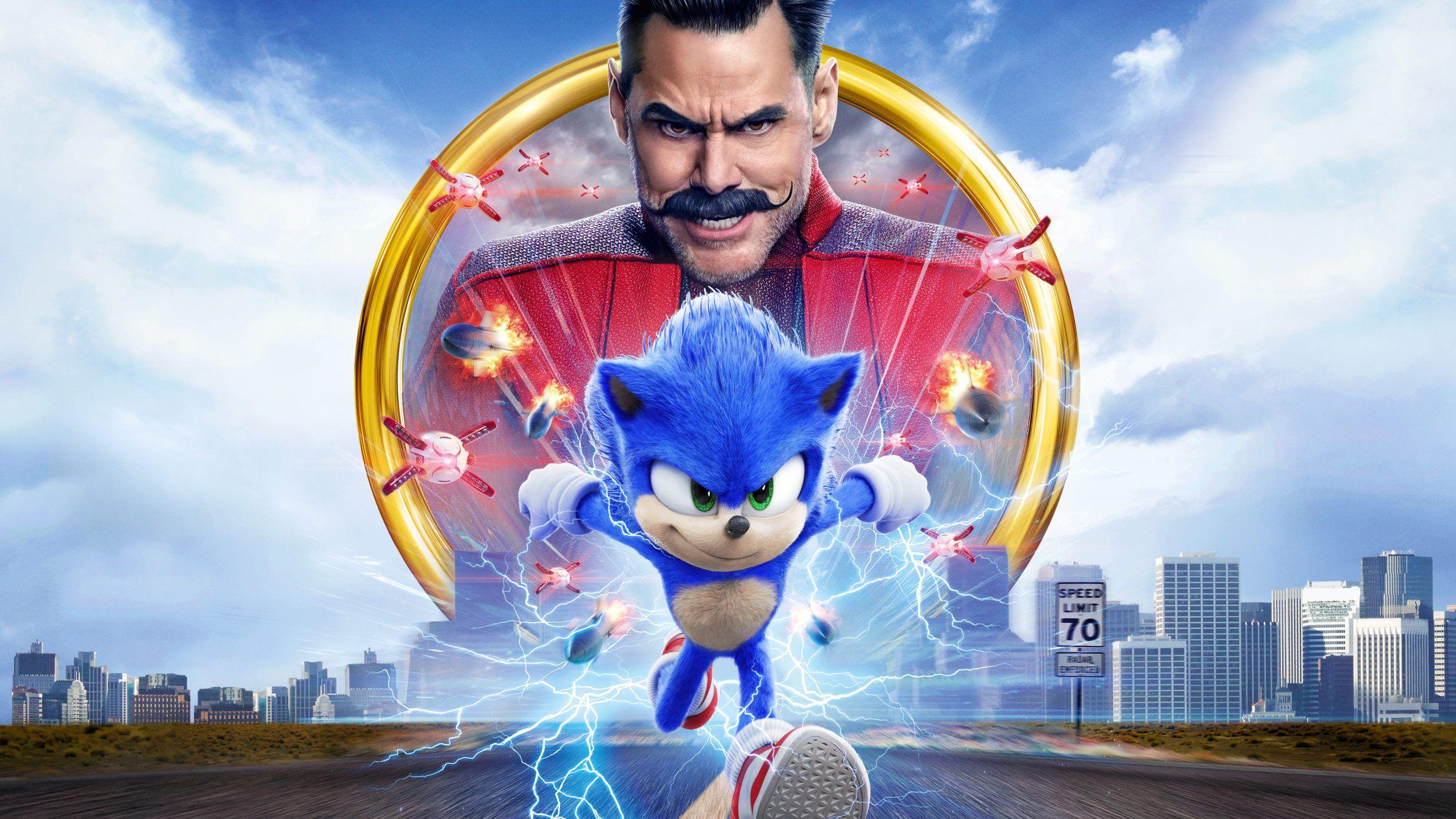 2560x1440 Sonic The Hedgehog Movie Widescreen Wallpaper 52421