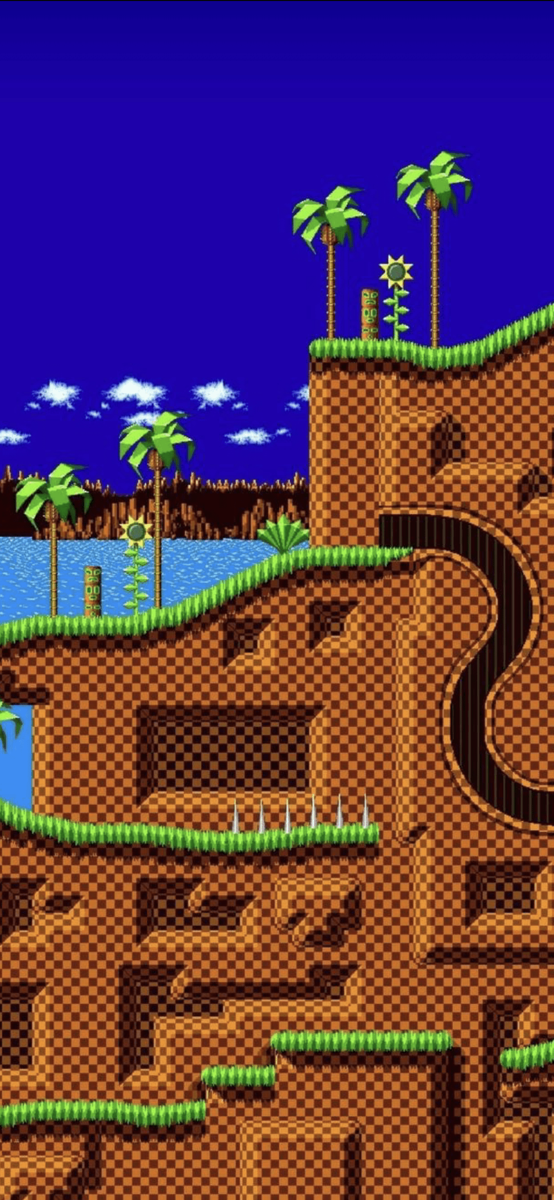 retro sonic wallpaper