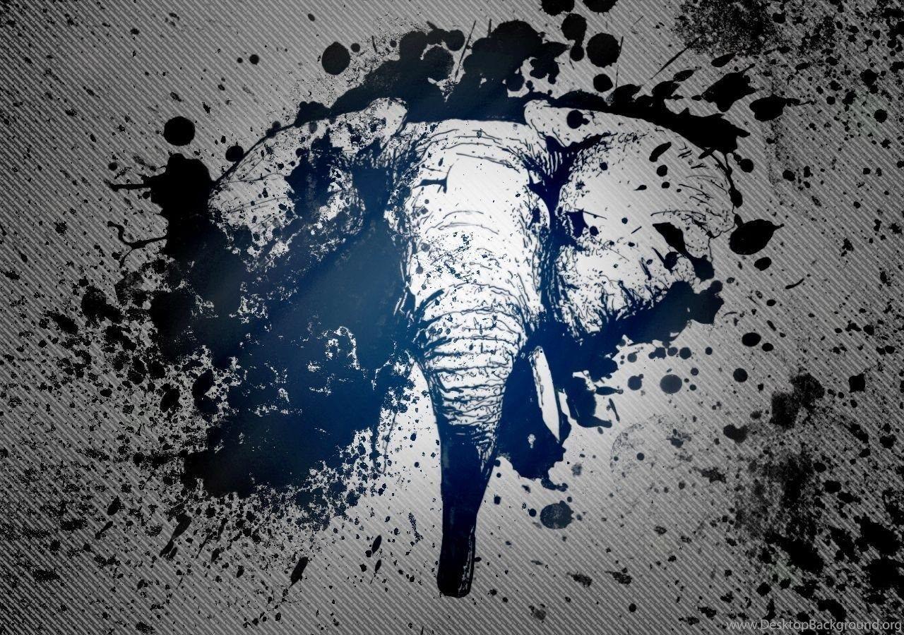 1280x900 Elephant Wallpaper Art Desktop Background