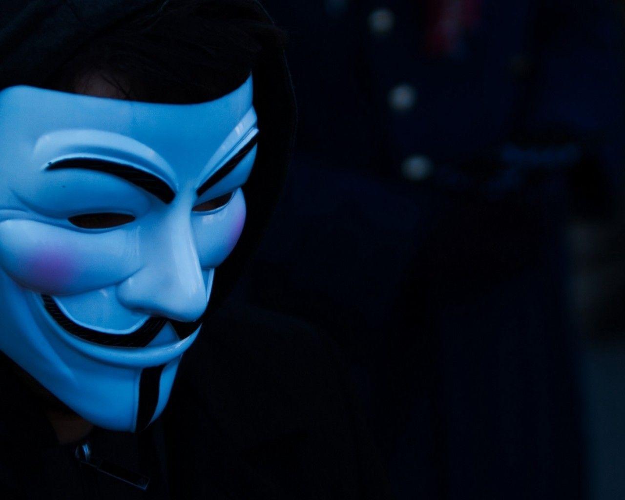 1280x1024 Download 1280x1024 Guy Fawkes Mask, Hood Wallpaper