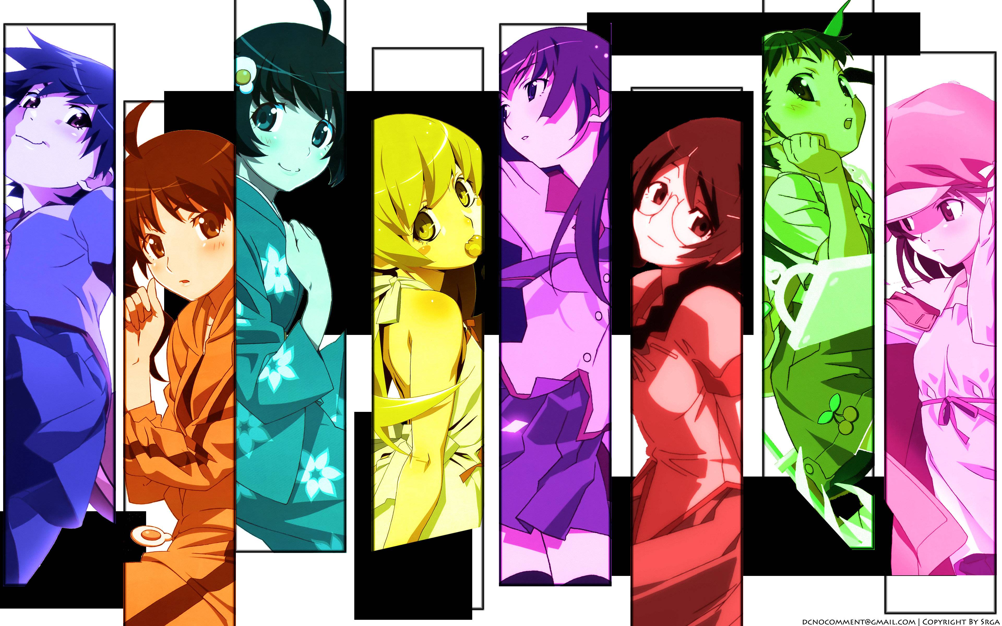 3840x2400 Monogatari (Series) wallpaper HD for desktop background