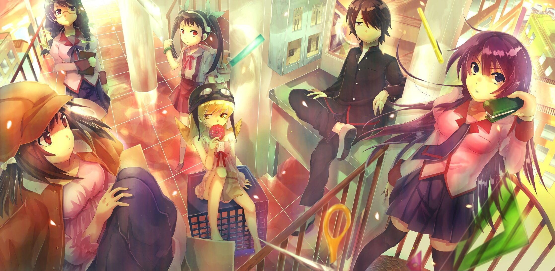 2235x1094 Bakemonogatari Wallpaper. Bakemonogatari Neko Wallpaper, Bakemonogatari Wallpaper and Bakemonogatari Shinobu Wallpaper
