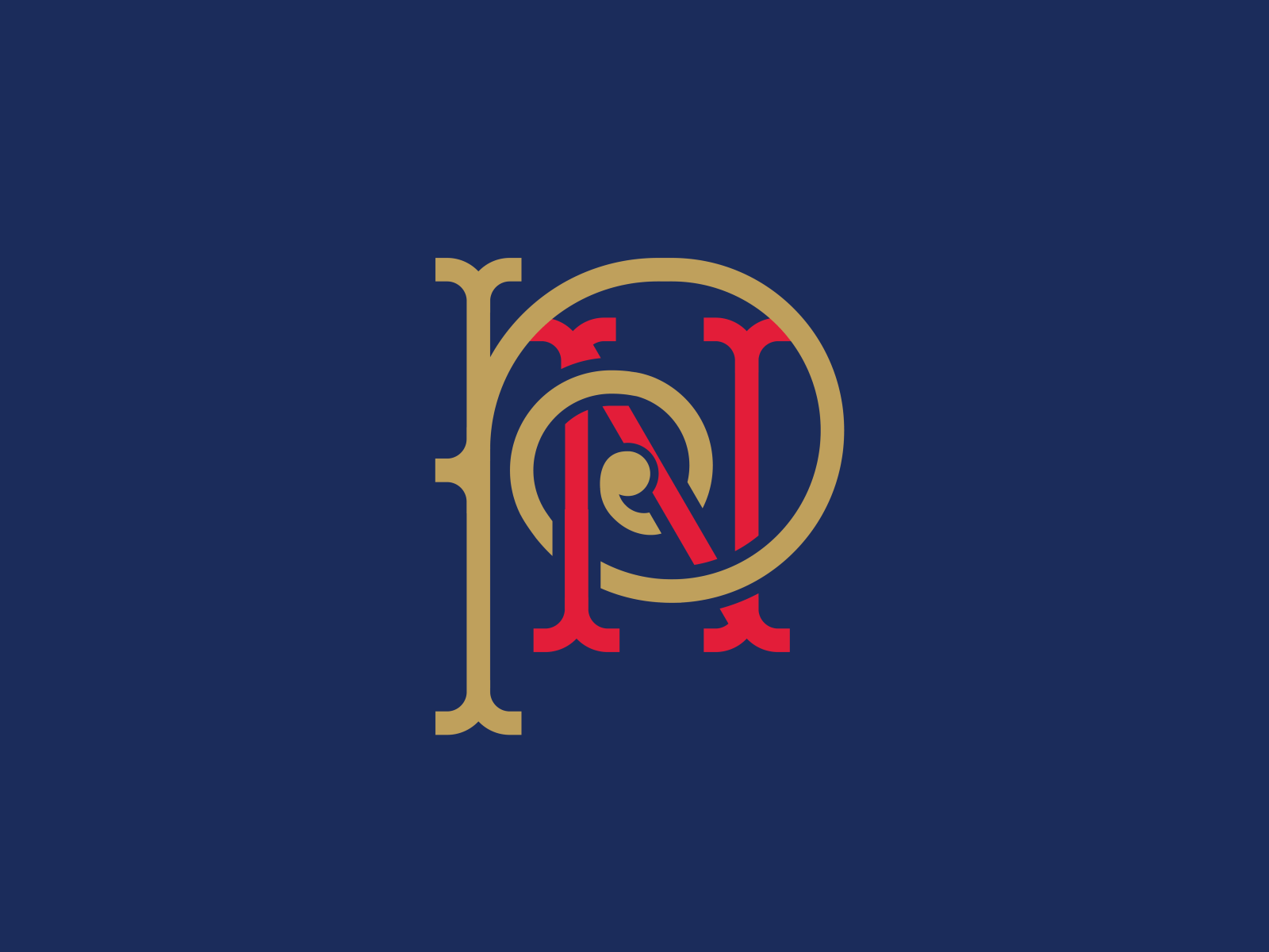 1600x1200 New Orleans Pelicans monogram by Trevor Grouss on Dribbble