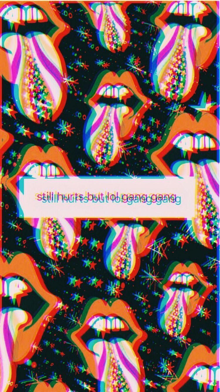 750x1336 Tumblr Trippy Covers Wallpaper