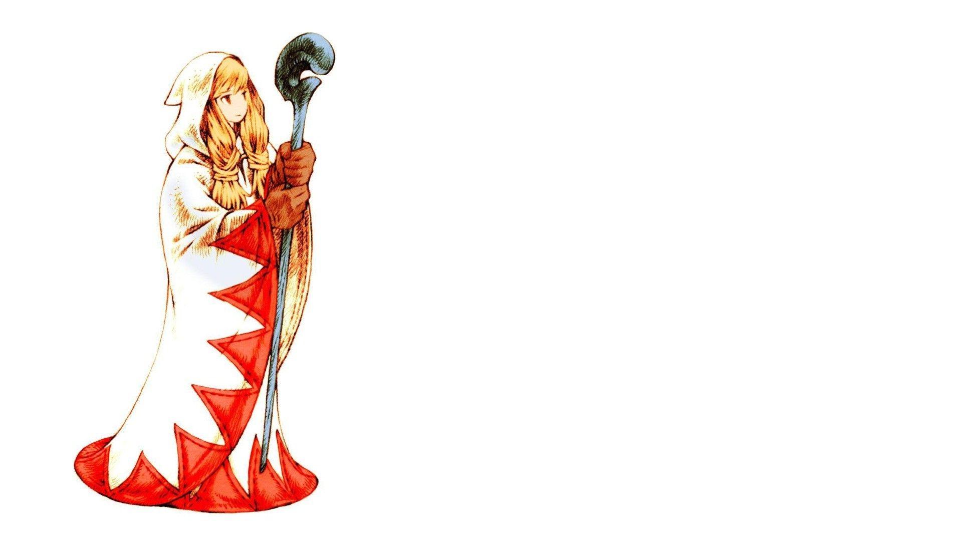 1920x1080 anime, Anime Girls, Final Fantasy, White Mage Wallpaper HD / Desktop and Mobile Background