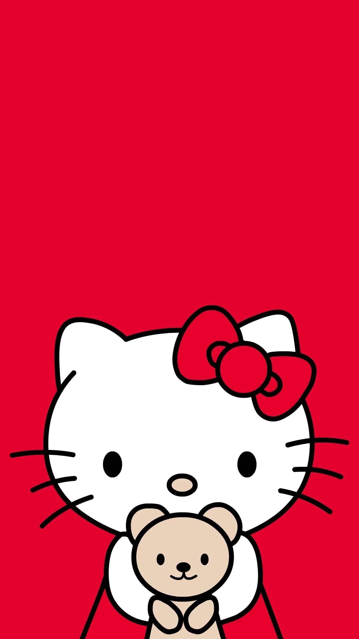 Hello Kitty Cartoon iPhone Wallpapers Free Download