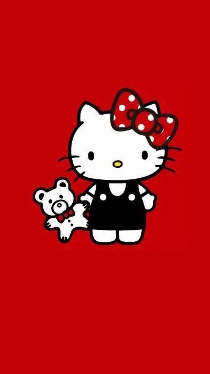 HD wallpaper hello kitty pink color one person red human body part  childhood  Wallpaper Flare
