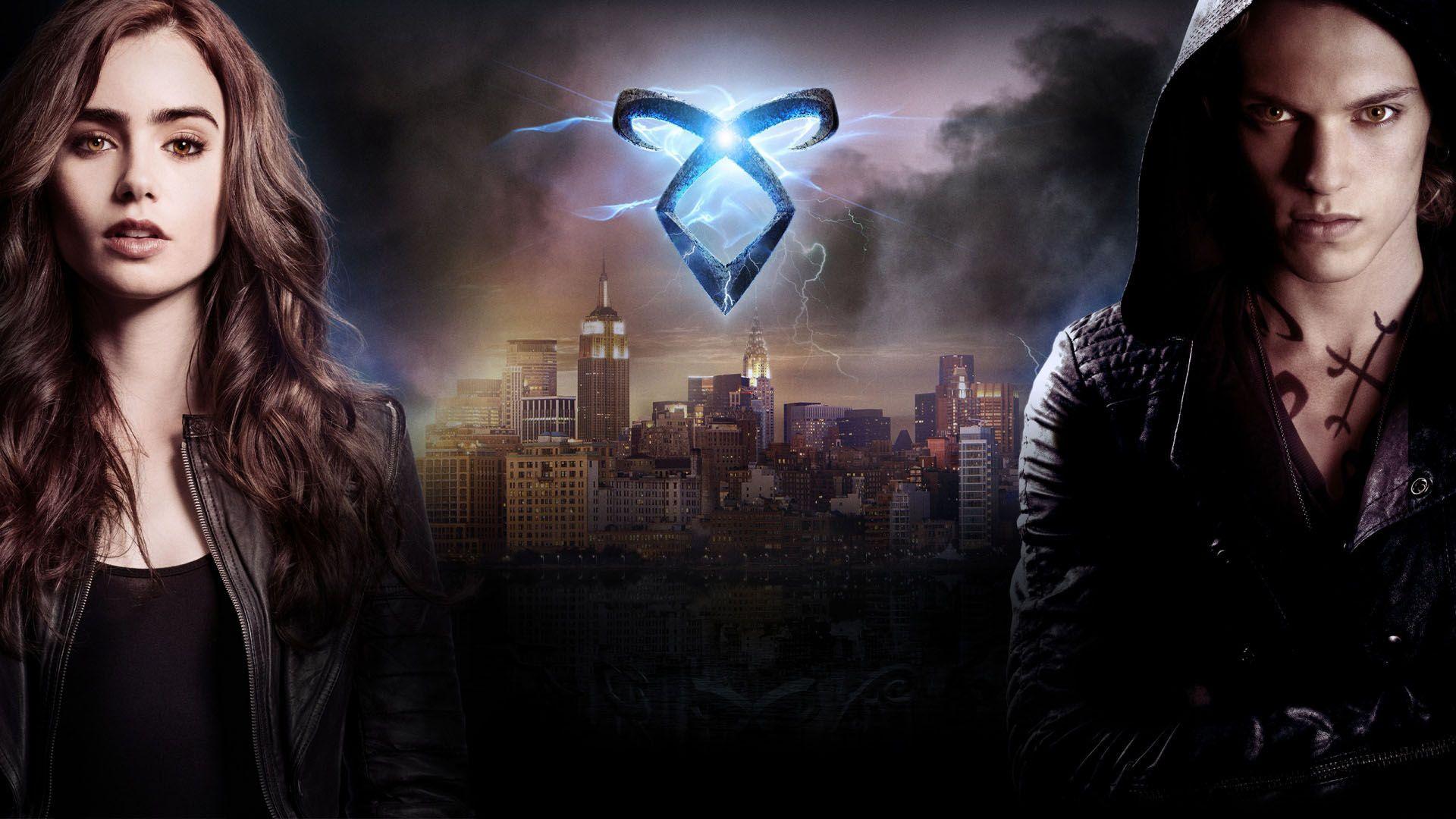 1920x1080 Download Lily Collins Jamie Campbell Bower Movie The Mortal Instruments: City Of Bones HD Wallpaperx1080