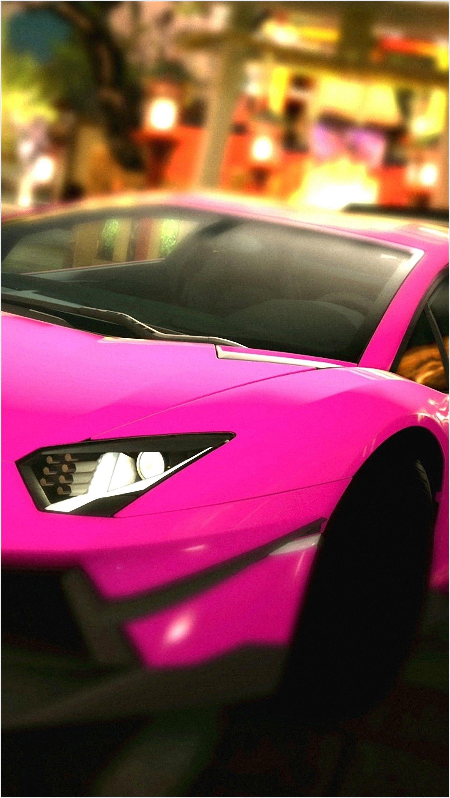 1448x2568 Pink Lamborghini Wallpaper
