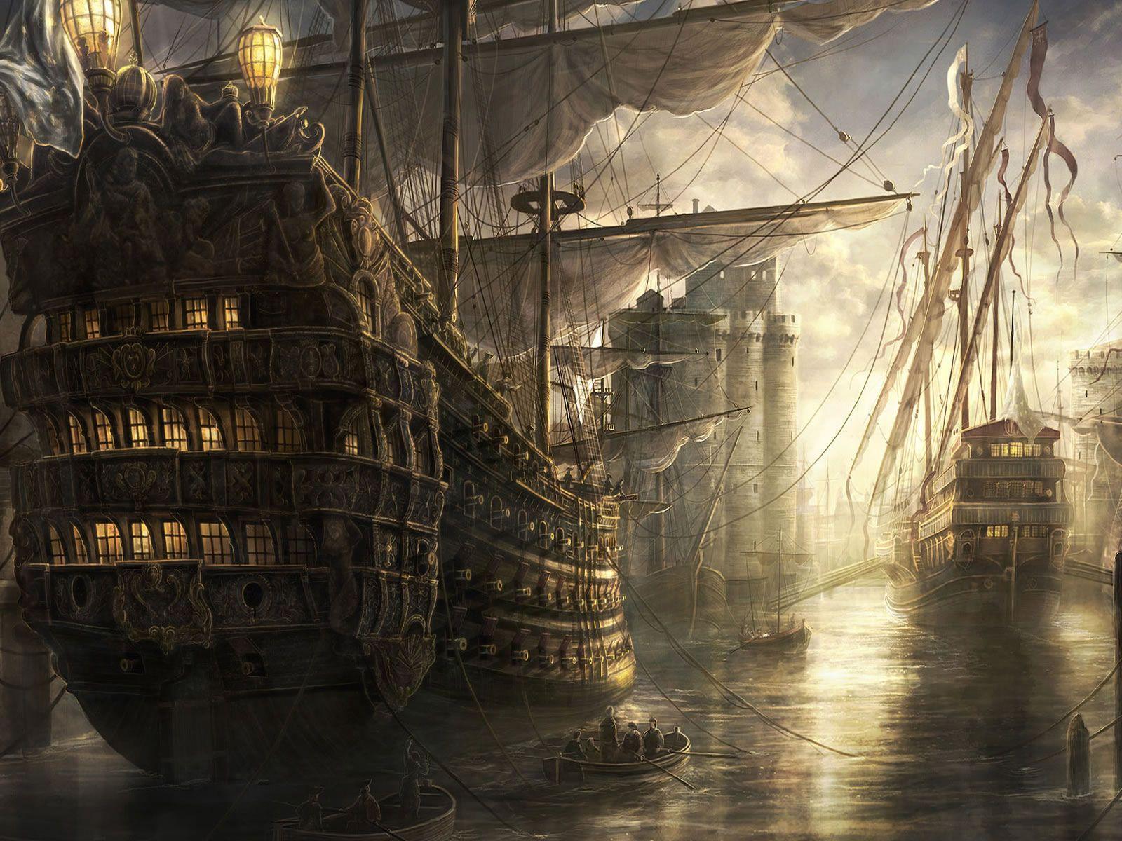 1600x1200 Pirate Ship