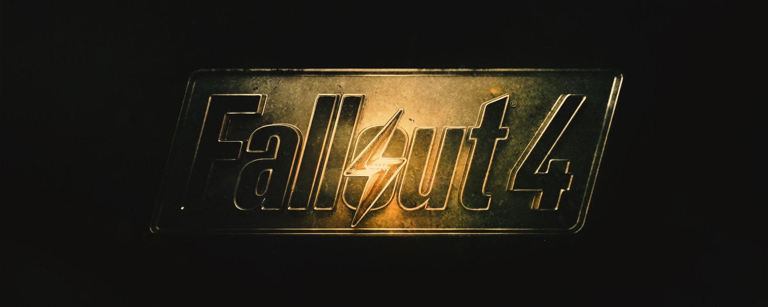 2560x1024 Download Wallpaper 2560x1024 Fallout Fallout, Logo Dual Monitor