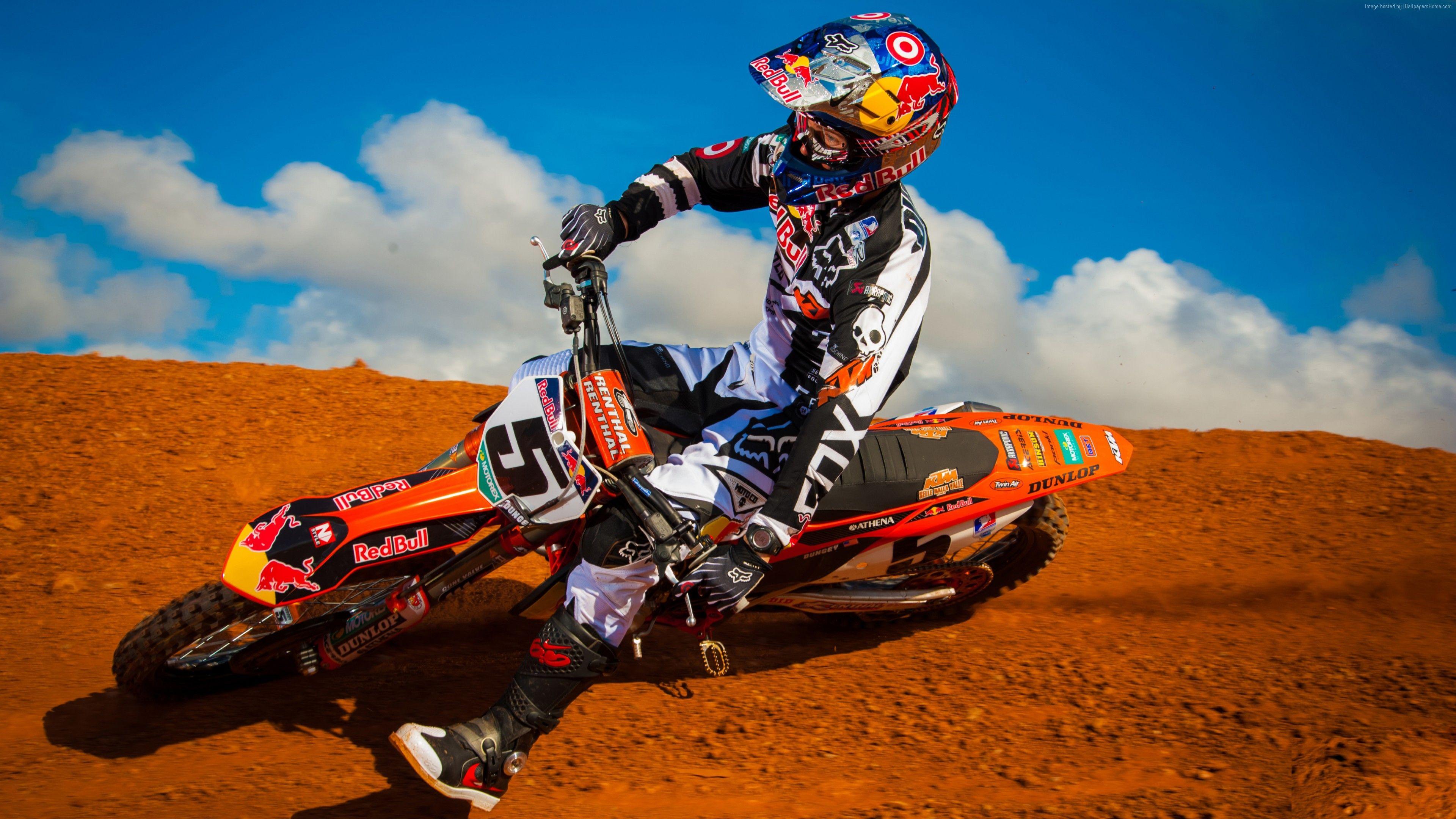 3840x2160 Wallpaper Ryan Dungey, Motocross, Fmx, Rider, Sport Dungey HD Wallpaper
