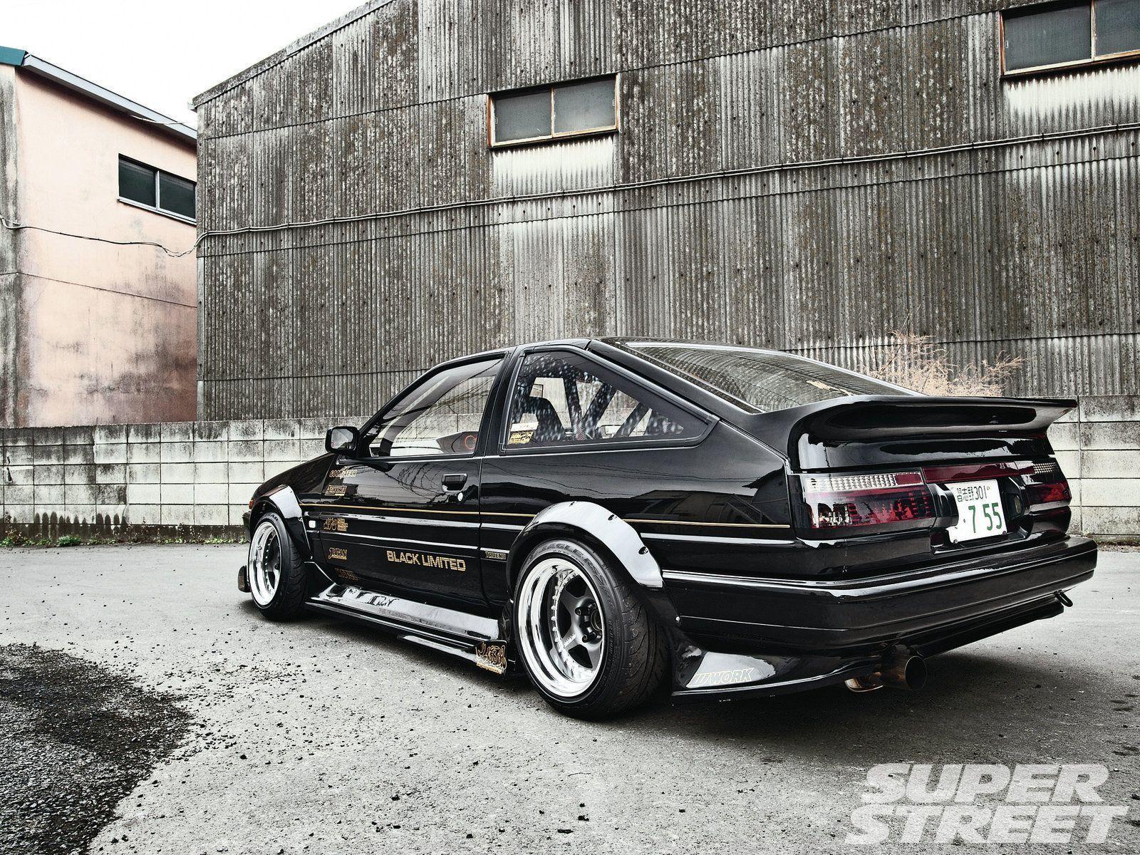 1600x1200 Toyota Corolla Black Limited (AE86) Bet On Black Photo