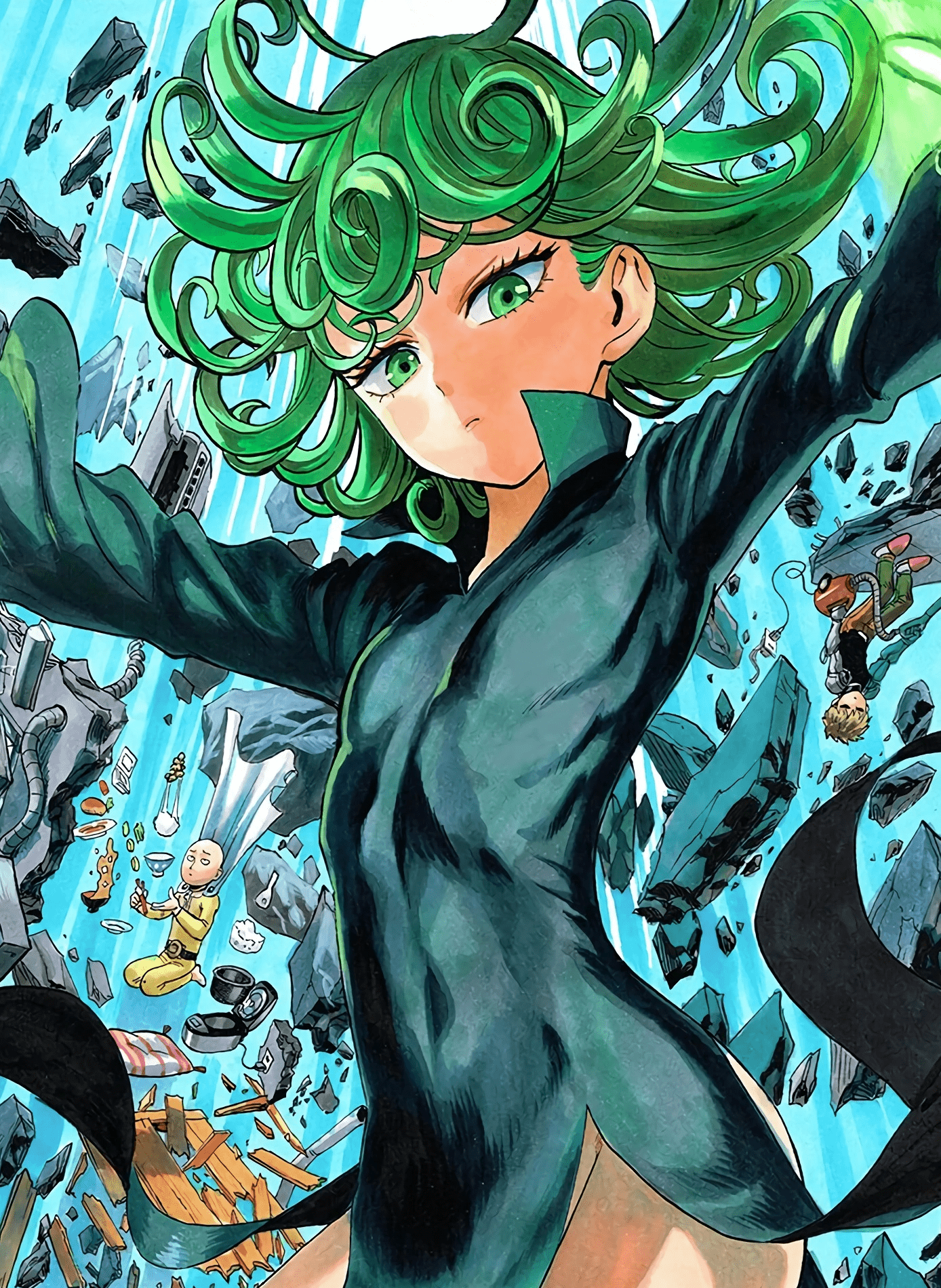 1388x1900 Tatsumaki. One Punch Man