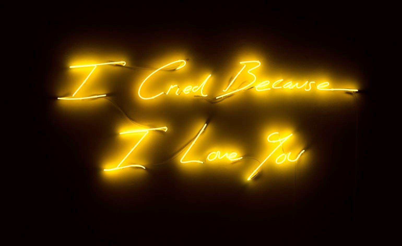 1540x944 Tracey Emin 'I Cried Because I Love You'. Wallpaper*