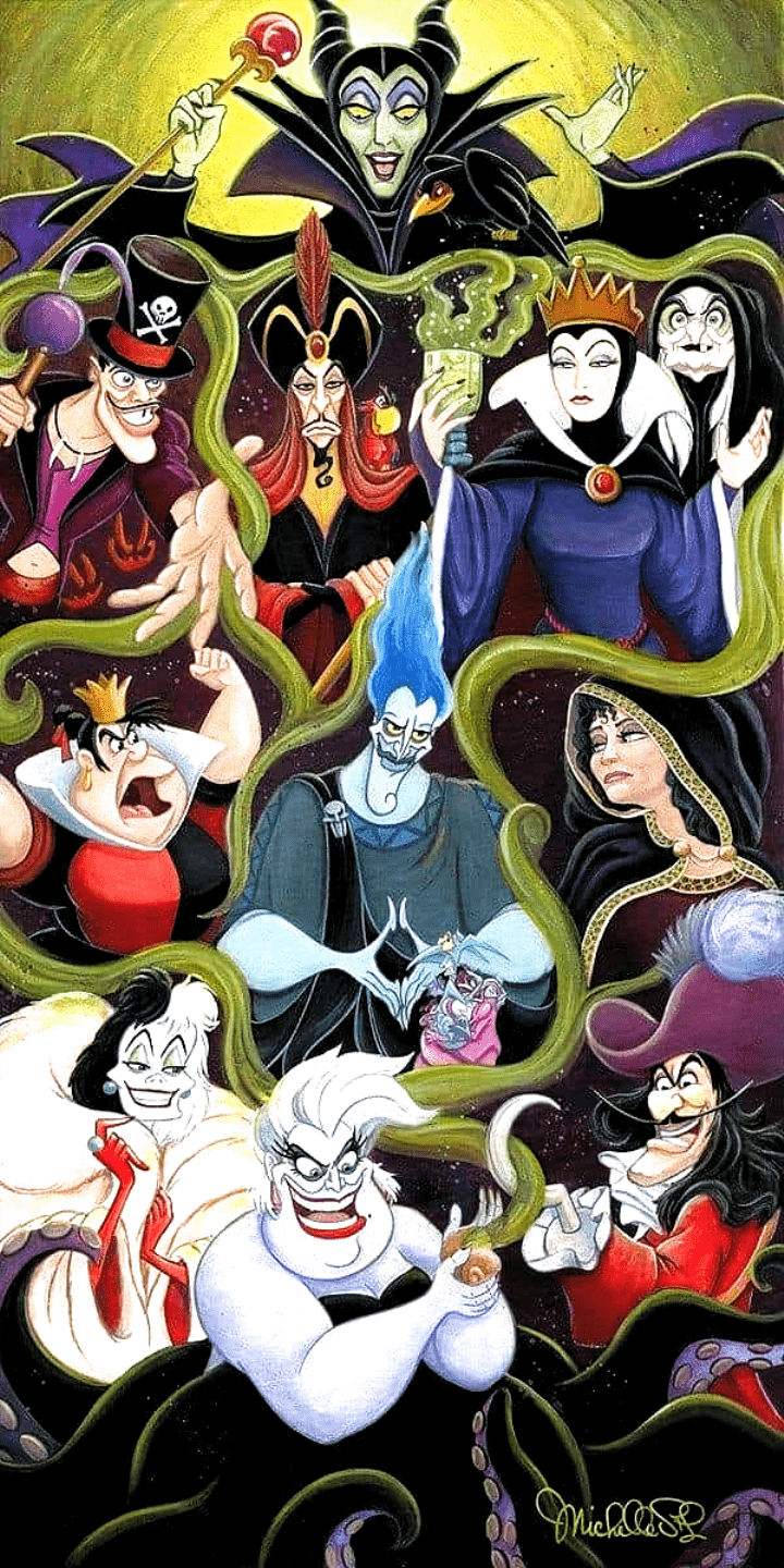 720x1440 evil wallpaper # evil wallpaper. Disney villains art, Disney drawings, Wallpaper iphone disney