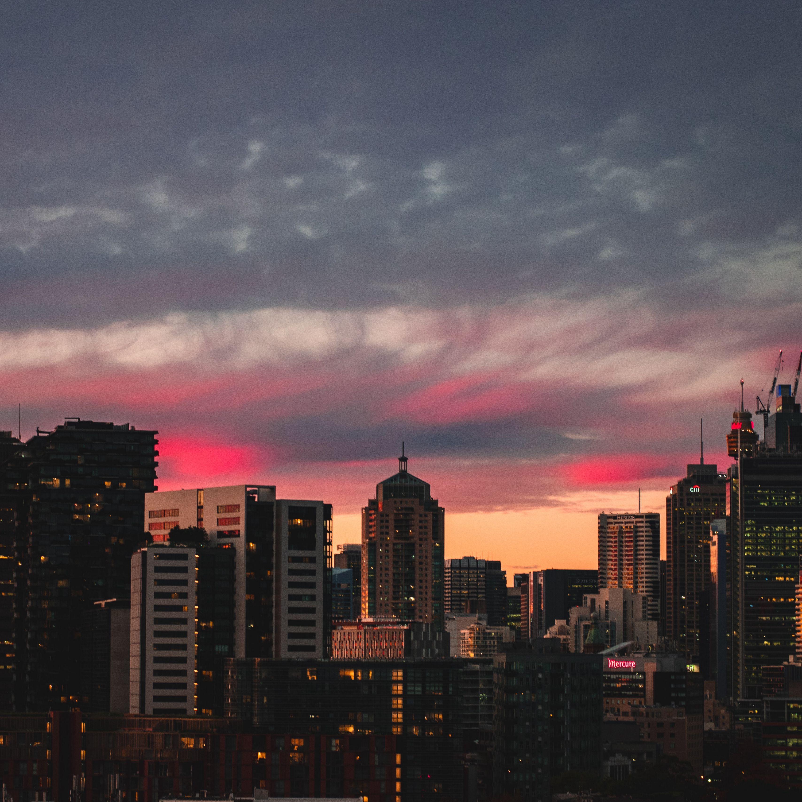 Pink City Sky Wallpapers Top Free Pink City Sky Backgrounds