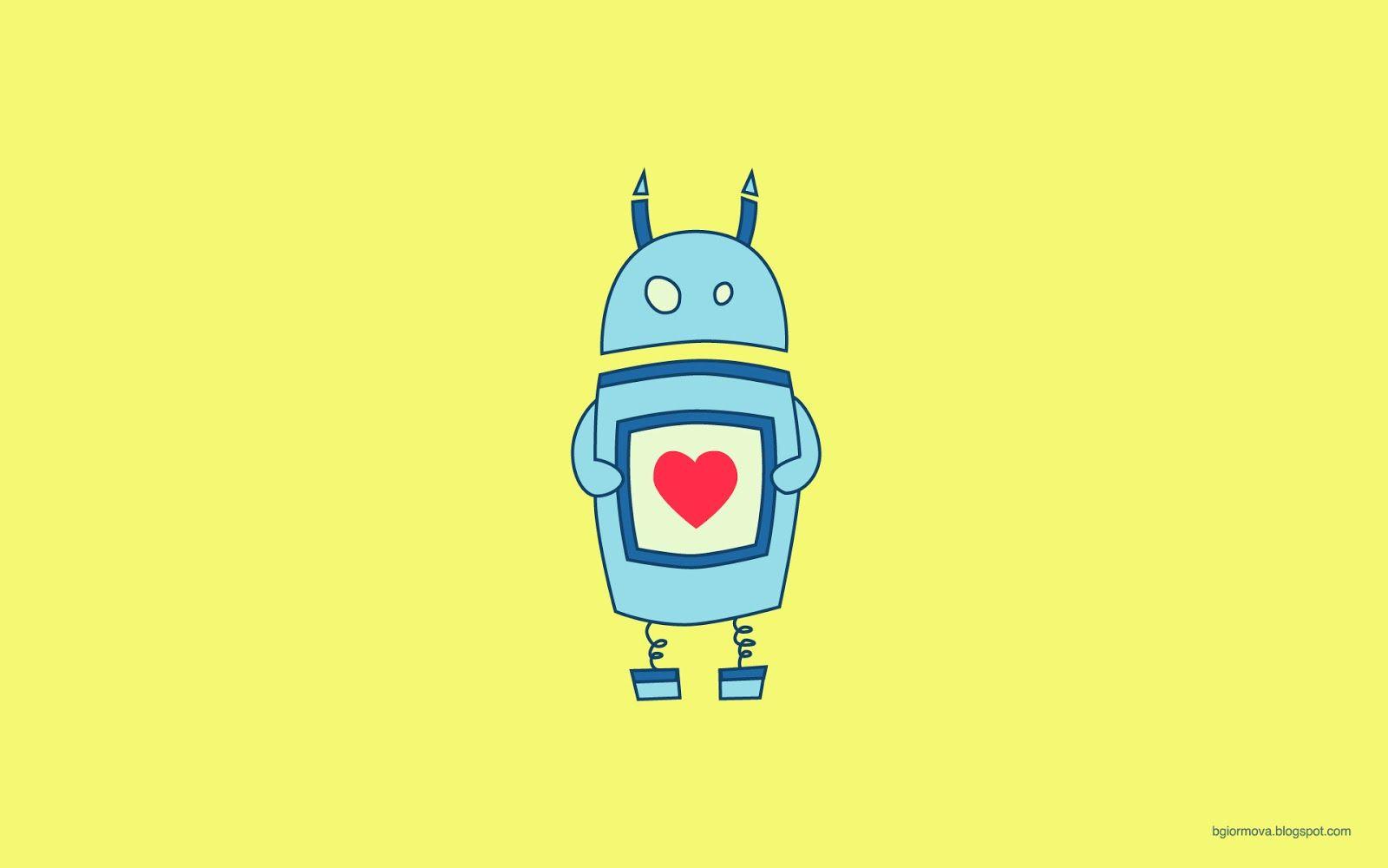 1600x1000 Free download Cute Clumsy Robot With Heart [1600x1000] for your Desktop, Mobile & Tablet. Explore Cute Robot Wallpaper. Robots Wallpaper for My Desktop, Robot Wallpaper HD, Cool Robot Wallpaper