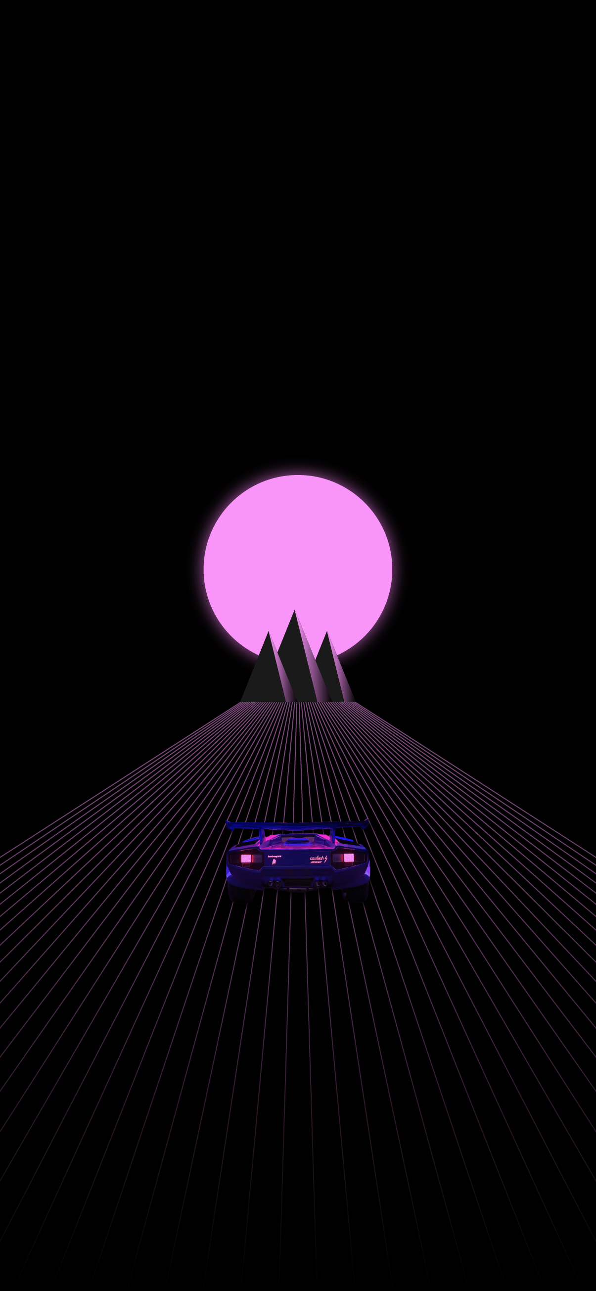 1205x2609 COOL SYNTHWAVE RETRO WAVE AMOLED WALLPAPER. Retro waves, Wallpaper, Synthwave