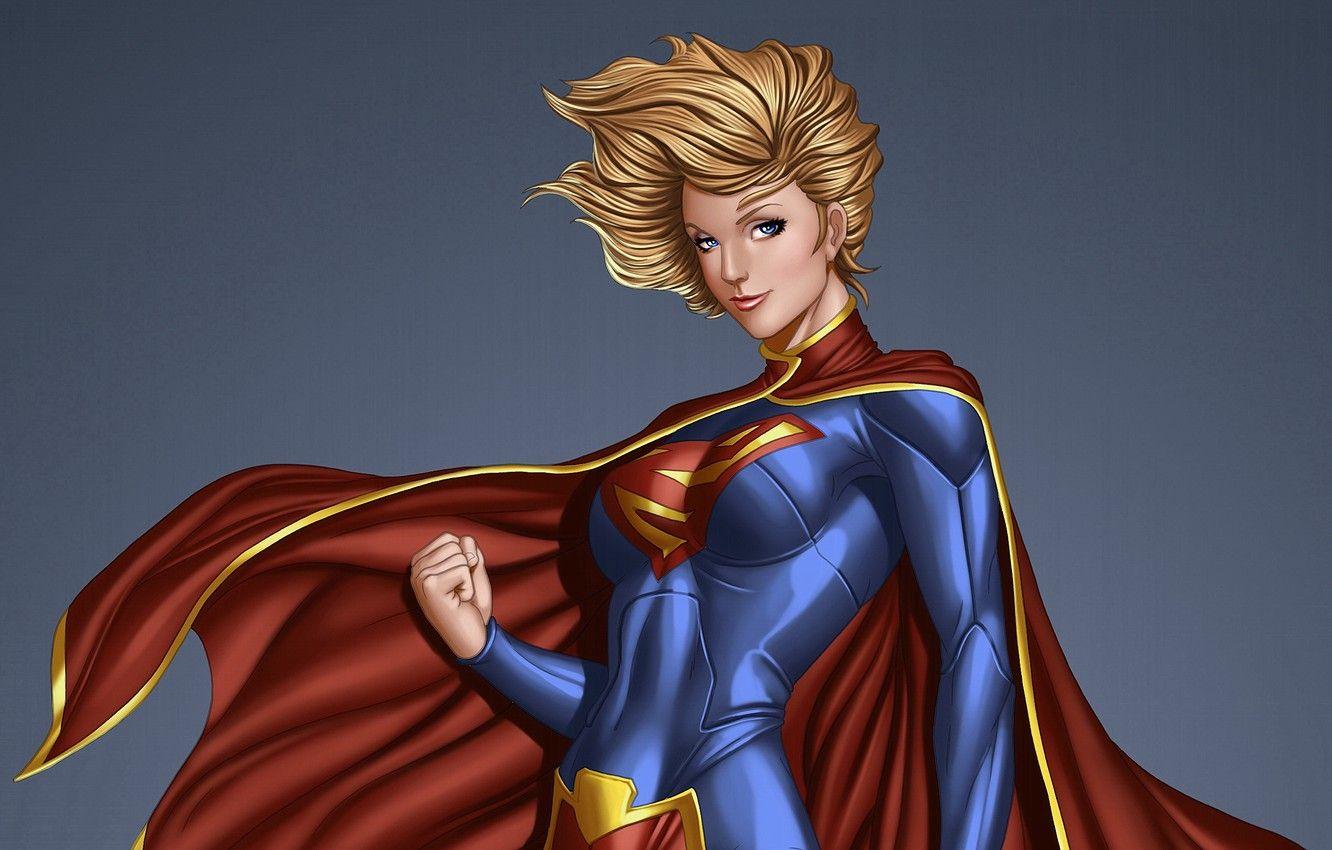1332x850 Wallpaper Look, Art, Costume, Girl, Cloak, Art, Comics, Supergirl, DC Comics, Supergirl, Supergirl, Kara Zor El, Kara Zor El Image For Desktop, Section фантастика