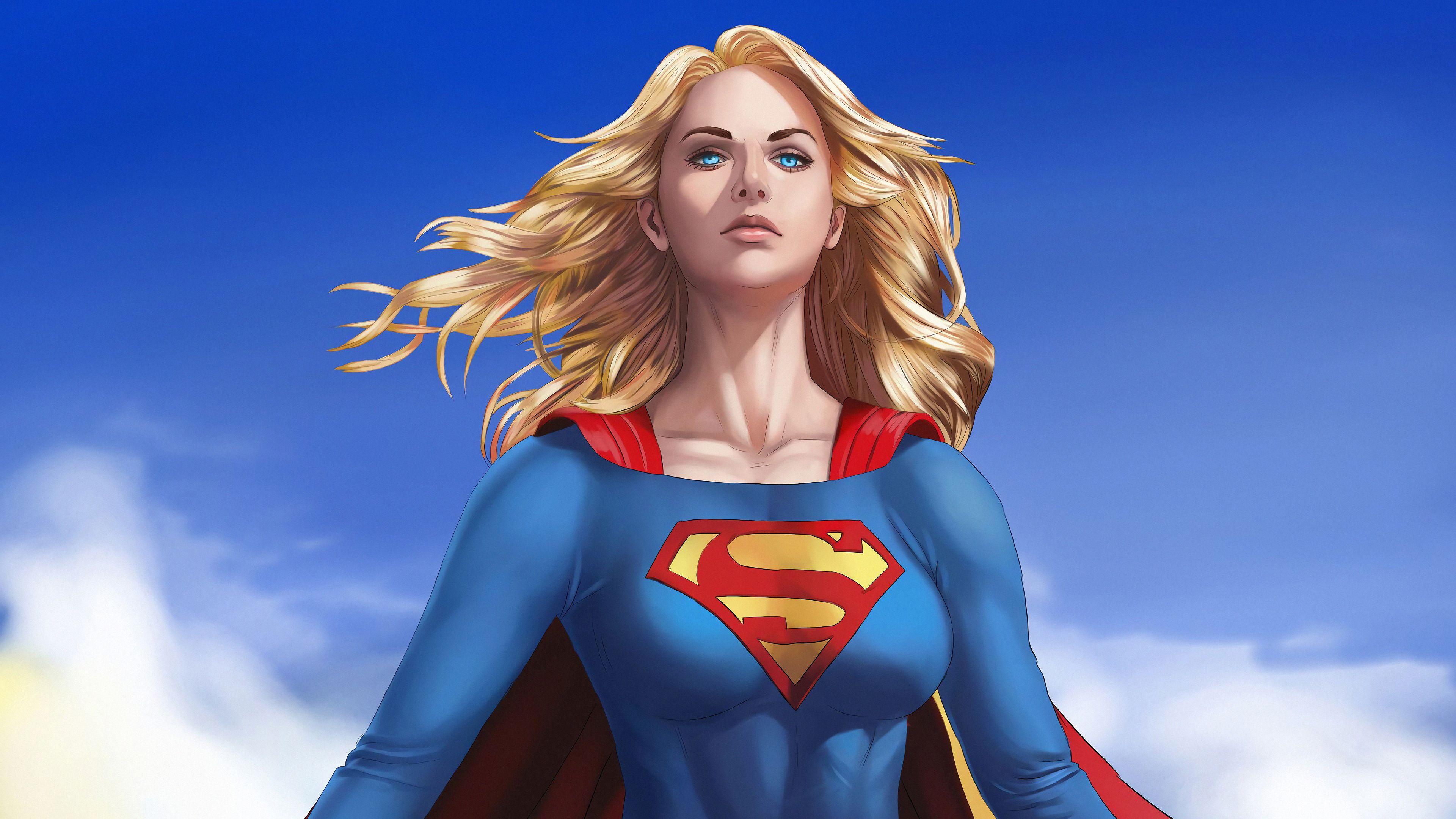 3840x2160 Supergirl Flying Above, HD Superheroes, 4k Wallpaper, Image, Background, Photo and Picture