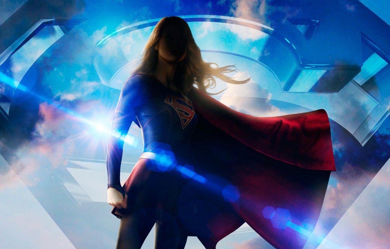 1332x850 Wallpaper girl, fiction, costume, the series, poster, superhero, DC Comics, Supergirl, Melissa Benoist, Melissa Benoist, Supergirl image for desktop, section фильмы
