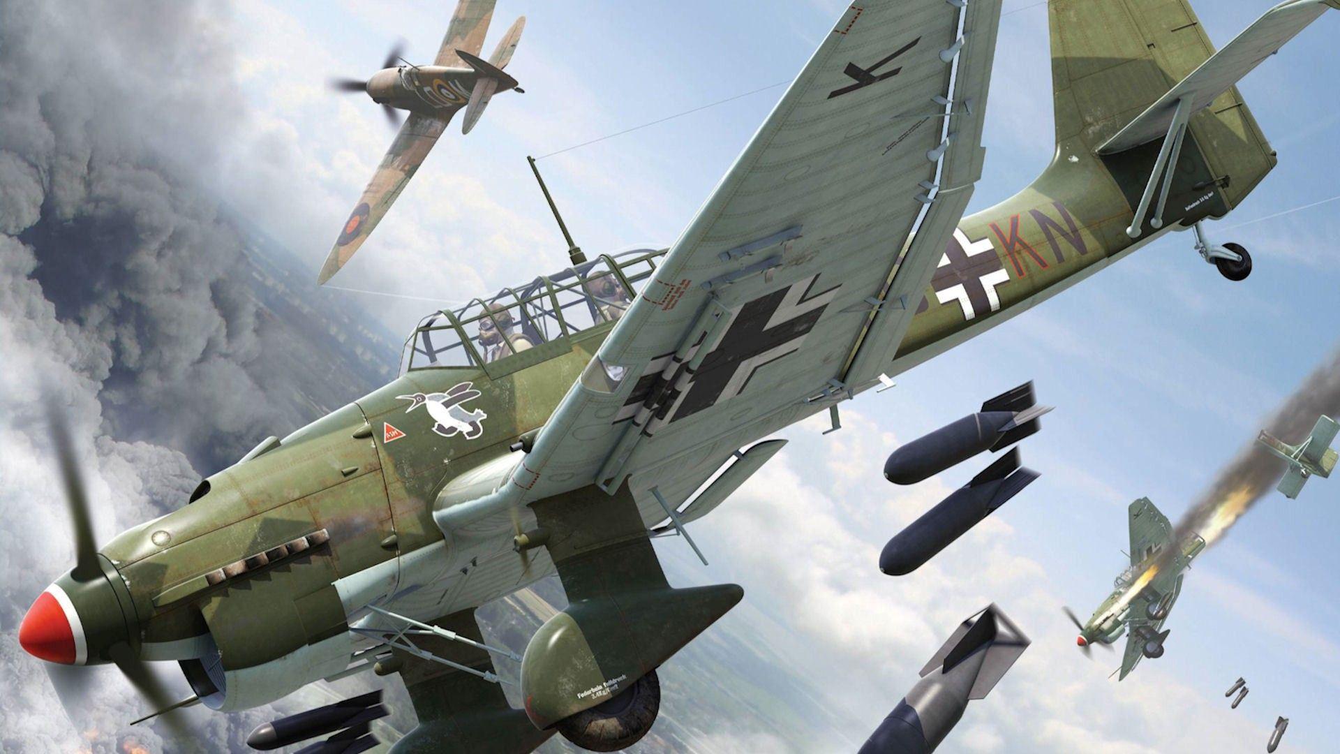 WW2 German Luftwaffe Ju-87 Stuka Bomber Picture