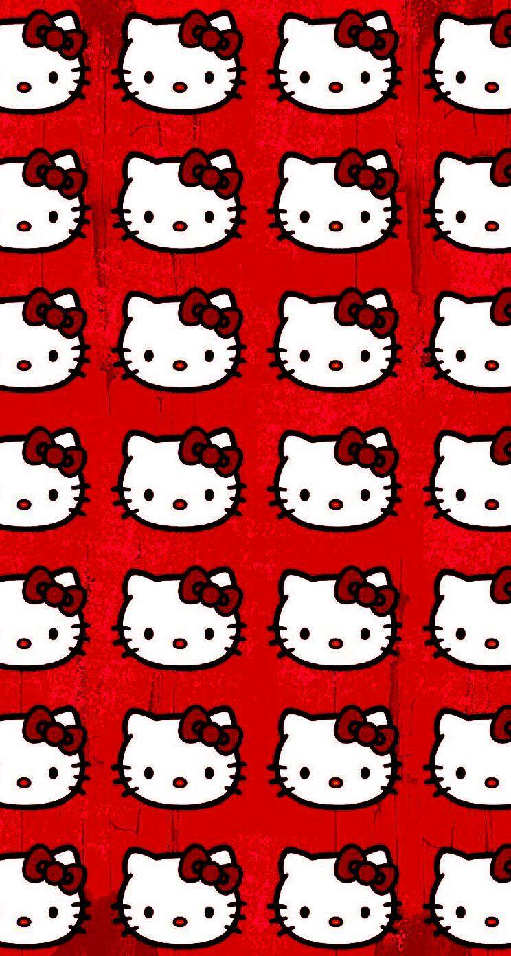 Red Hello Kitty Wallpapers  Wallpaper Cave