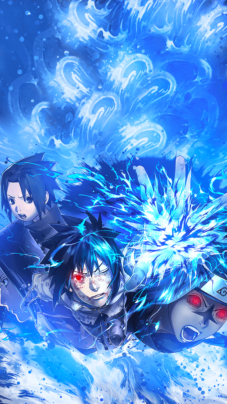 750x1335 Naruto Blazing Sasuke And Itachi