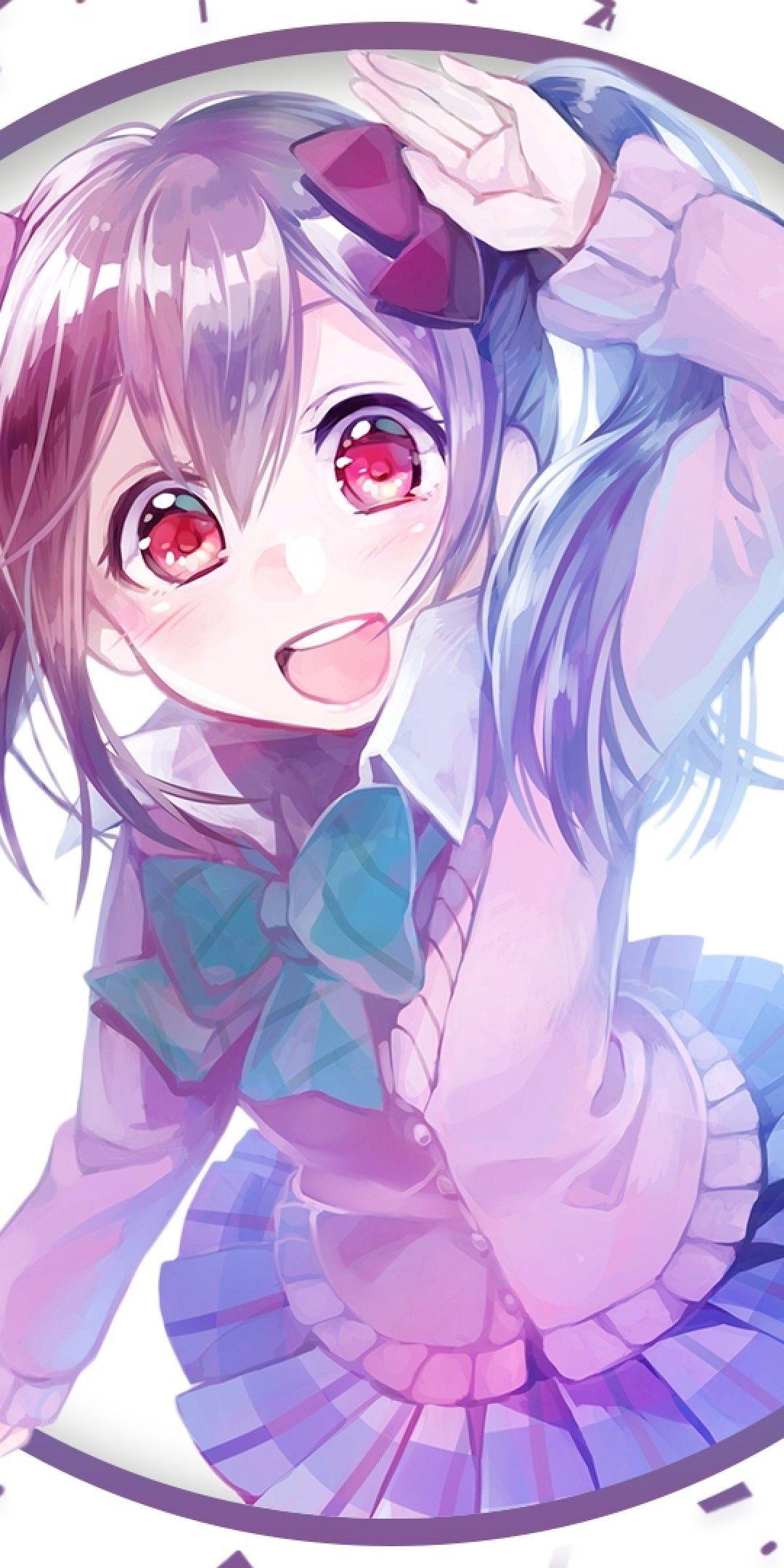 1080x2160 Download 1080x2160 Nico Yazawa, Love Live, Smiling, School Uniform, Cute Wallpaper for Huawei Mate 10