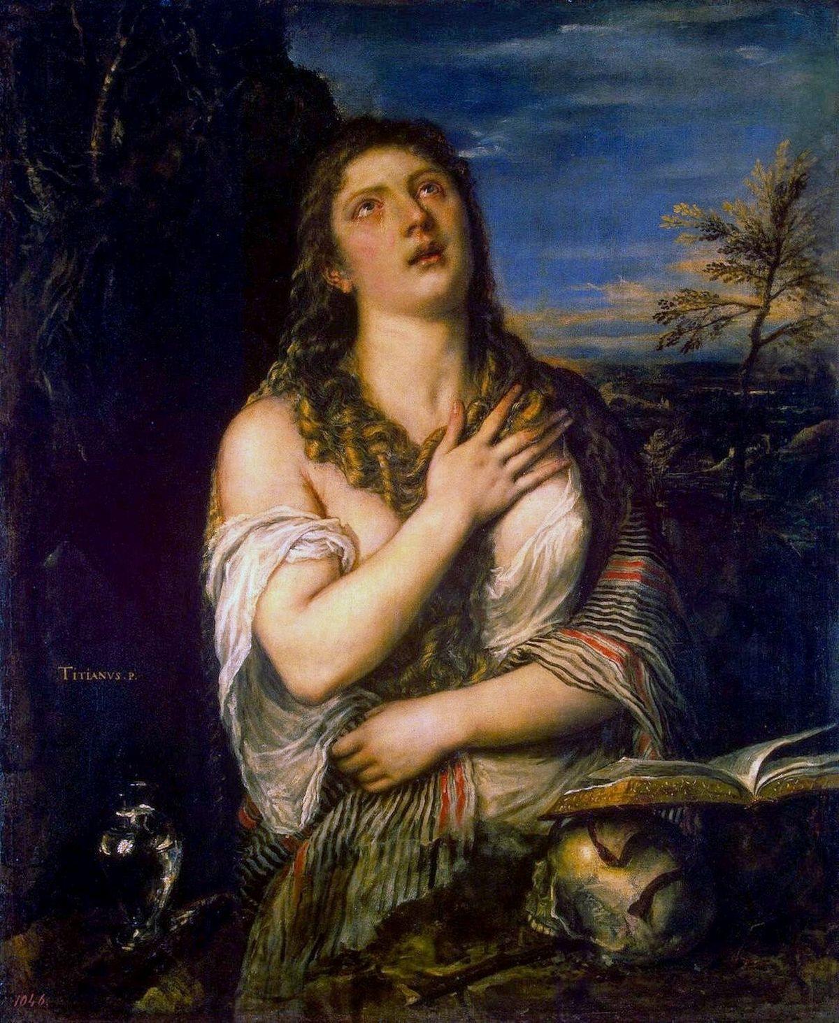 1200x1463 Penitent Magdalene (Titian, 1565)