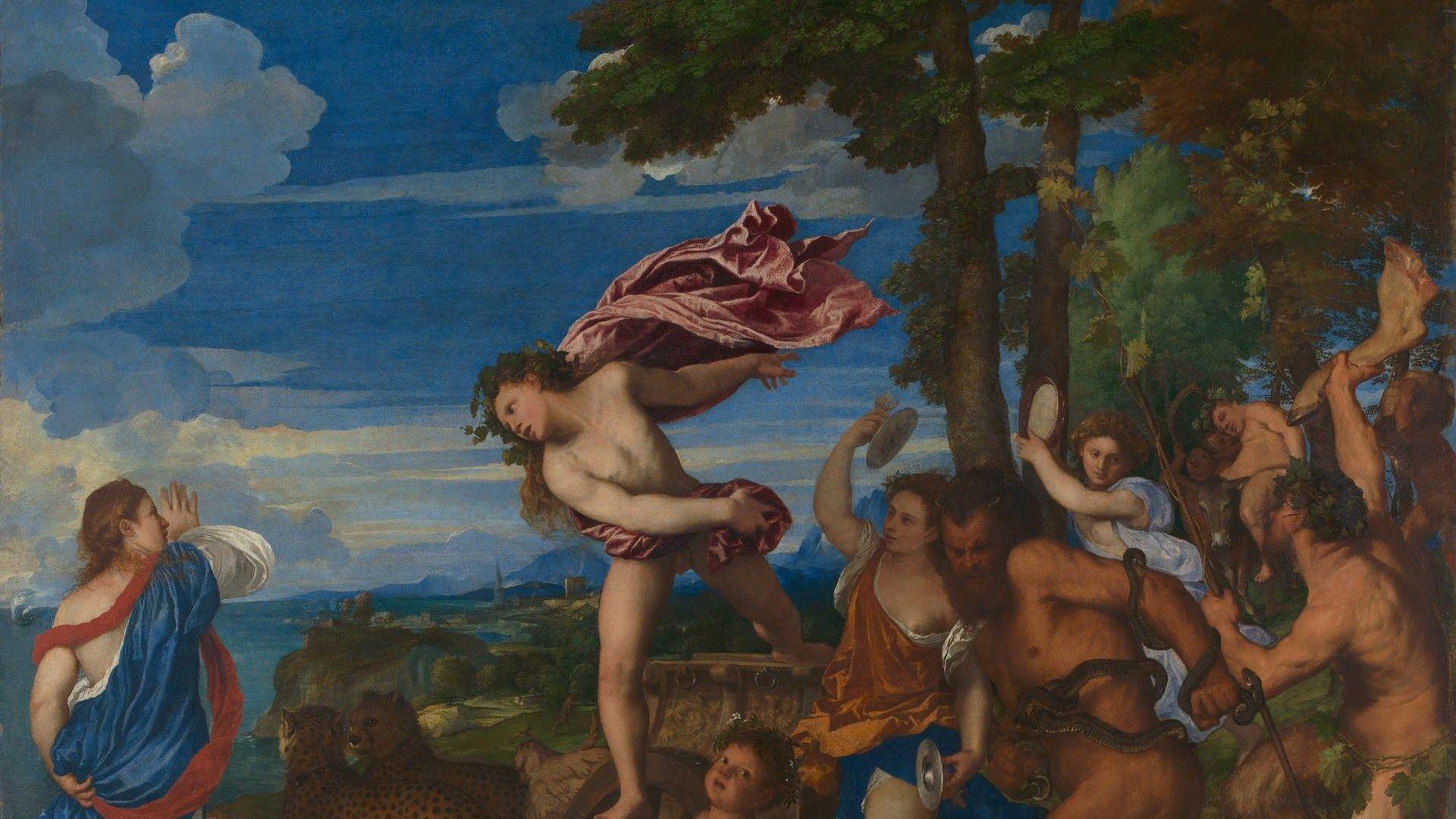 1920x1080 Titian. Bacchus and Ariadne. NG35. National Gallery, London