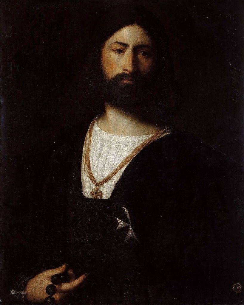 818x1024 TITIAN (TIZIANO VECELLIO, 1477 1576) Portrait Of The Maltese Knight. Картины, Портрет, Художники