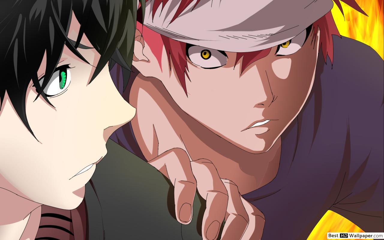 1280x800 Food Wars! Shokugeki No Soma Asahi & Soma Yukihira HD wallpaper download