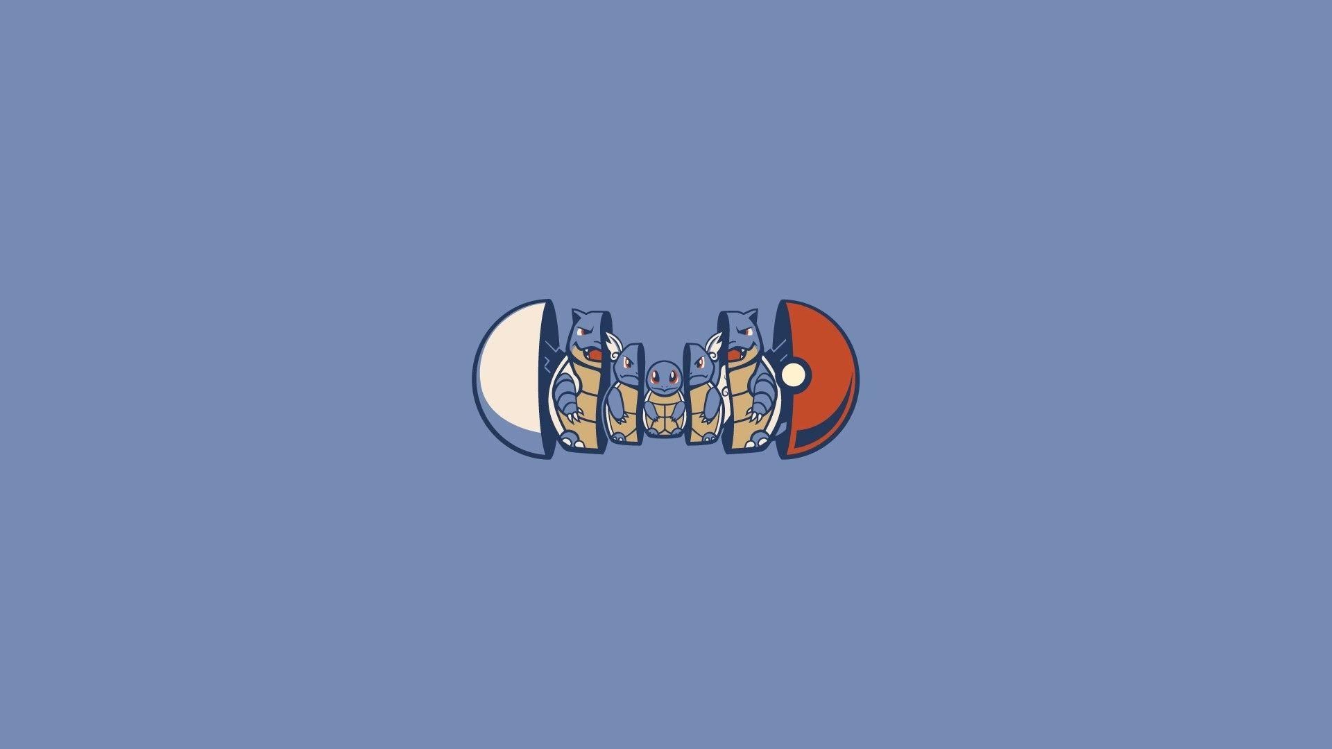 1920x1080 pokemon, video games, Wartortle, Squirtle, Blastoise, Pokeball